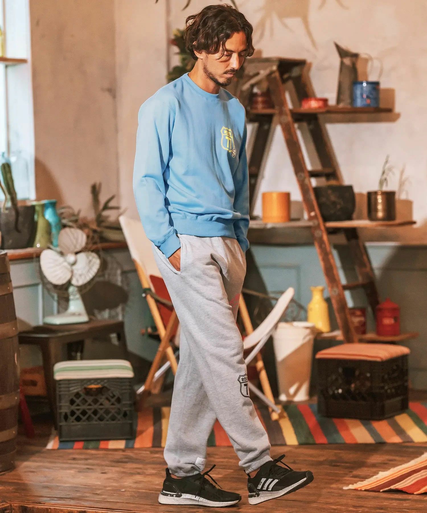 50%OFF【seventy seven(セブンティセブン)】middle onz sweat shirts