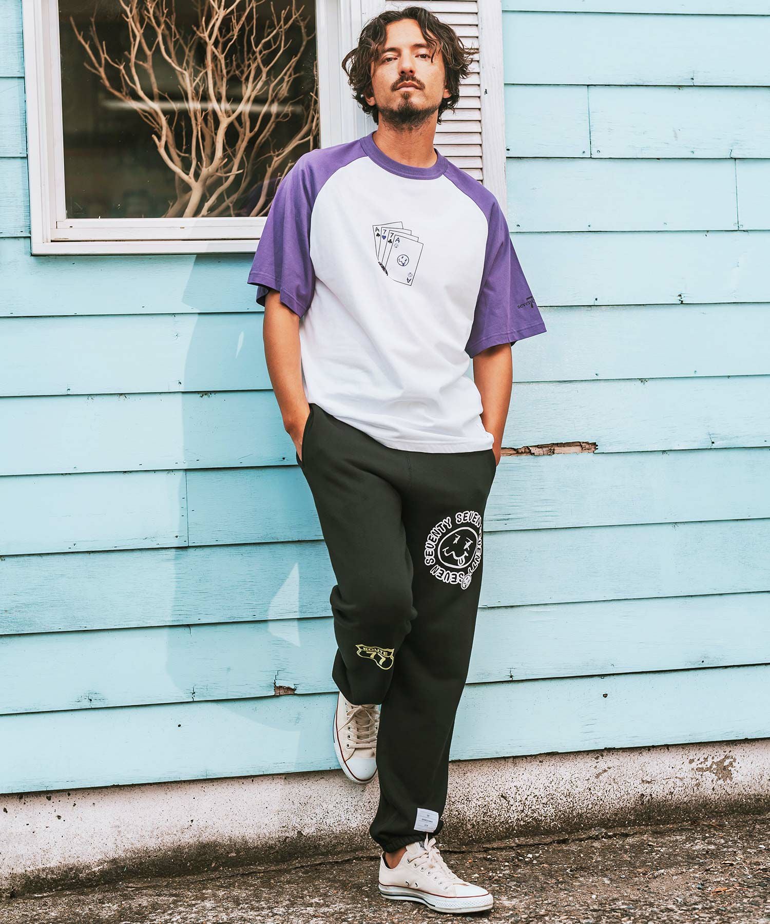 50%OFF【seventy seven(セブンティセブン)】middle onz sweat pants