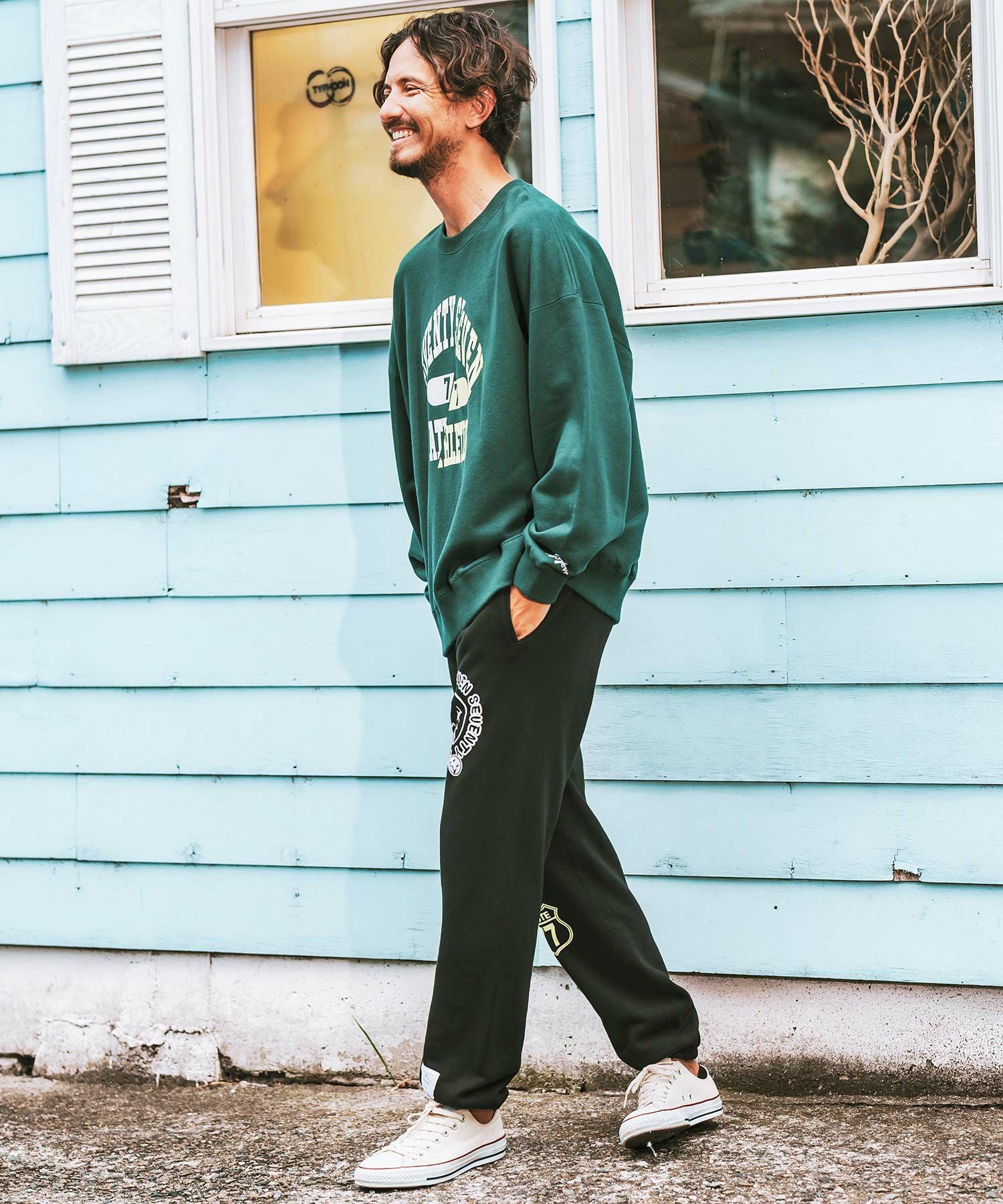 50%OFF【seventy seven(セブンティセブン)】middle onz sweat pants