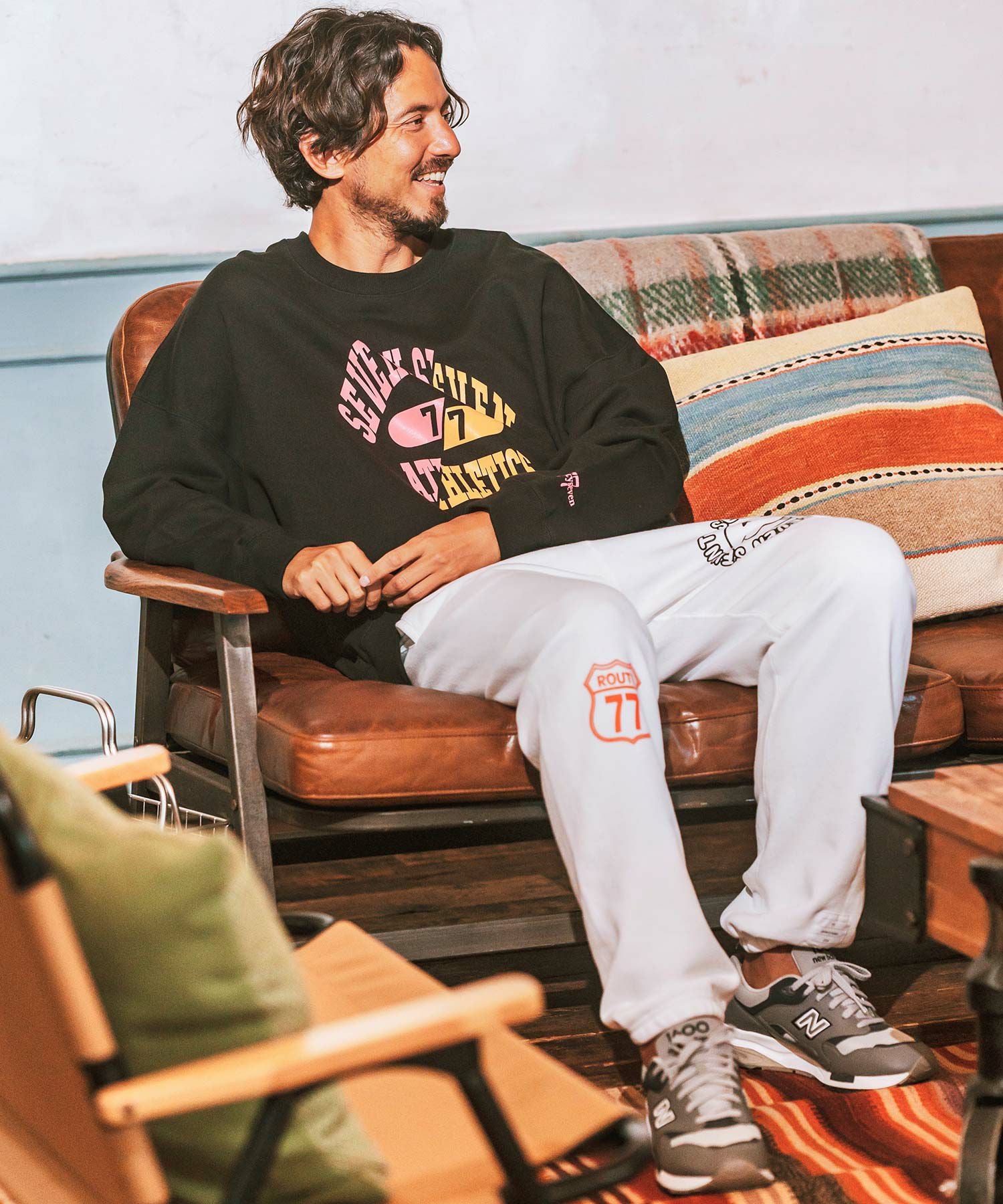 50%OFF【seventy seven(セブンティセブン)】middle onz sweat pants