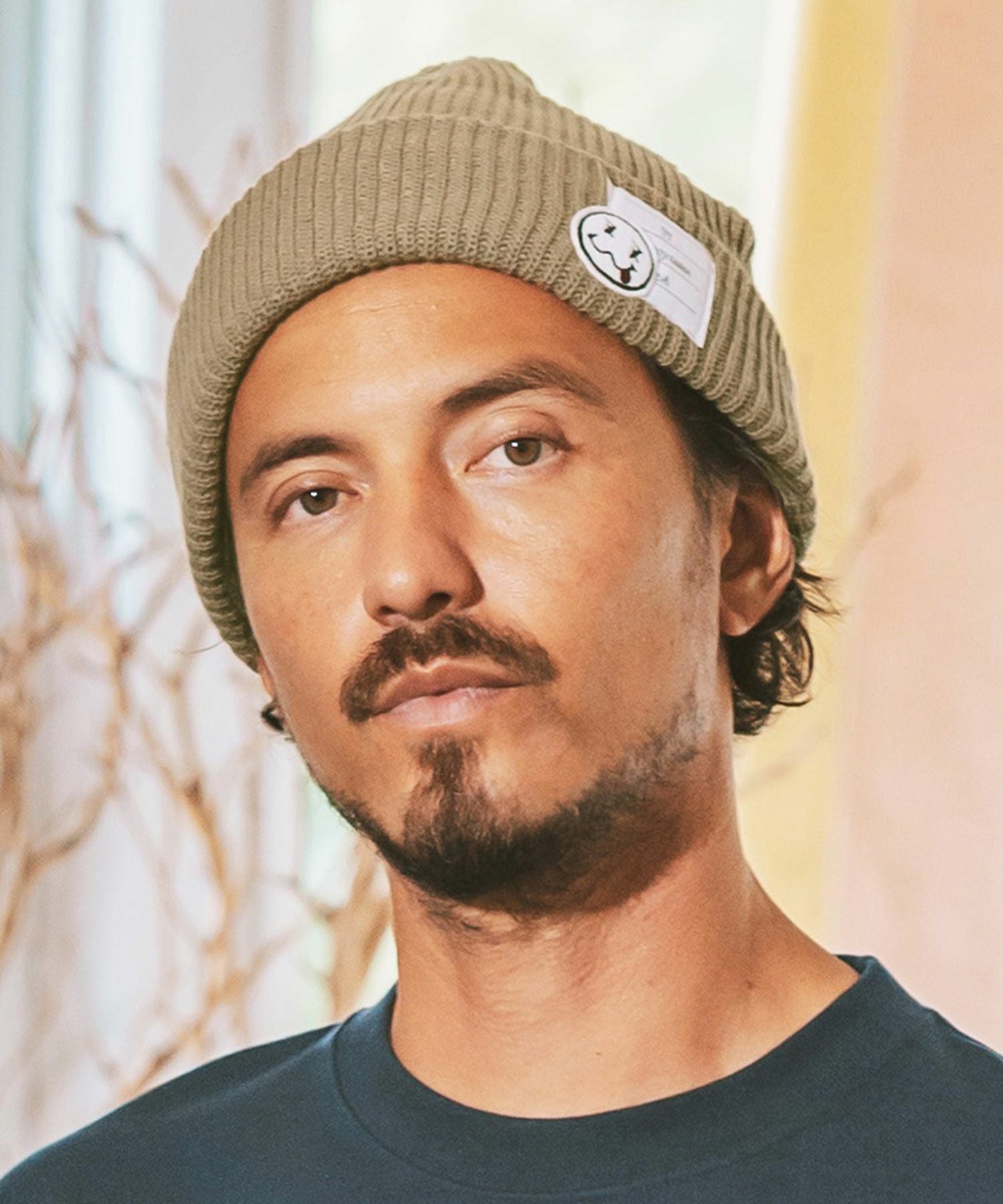 seventy seven(セブンティセブン)】knit cap (smile) ニットキャップ