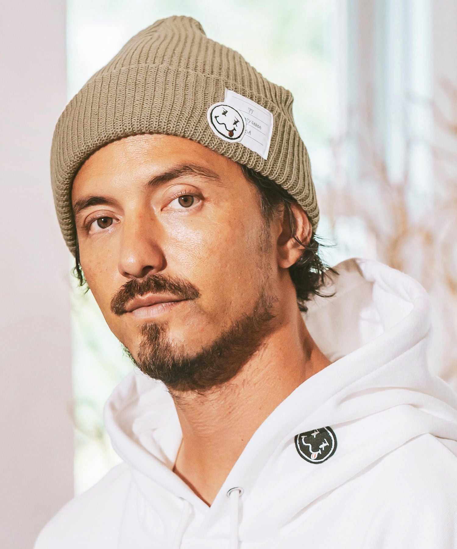seventy seven(セブンティセブン)】knit cap (smile) ニットキャップ