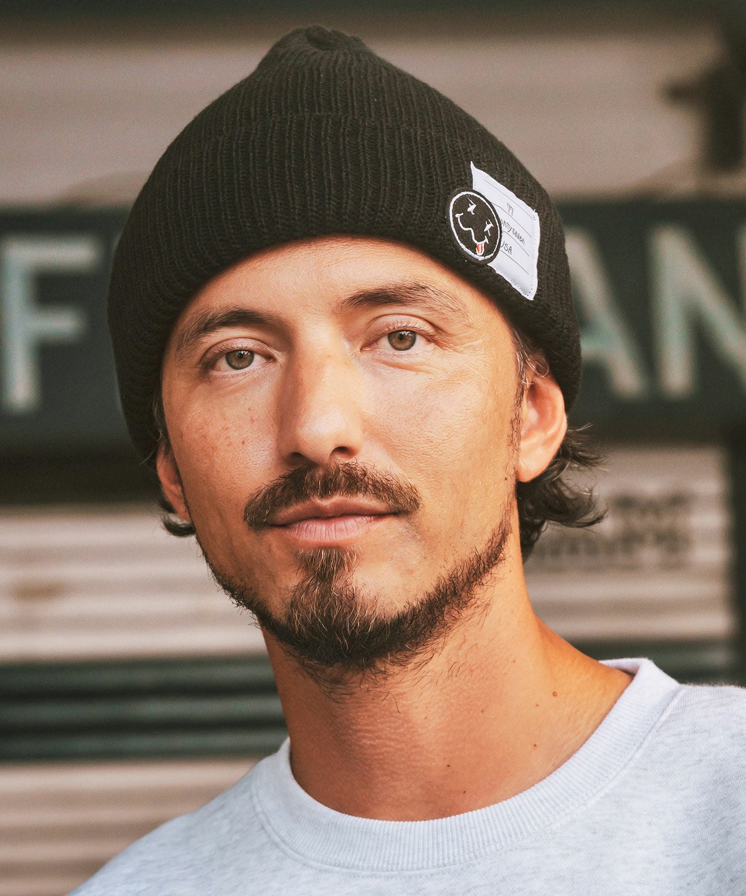 Monitaly ニット帽 seventy seven(セブンティセブン)】knit cap (smile) ニットキャップ