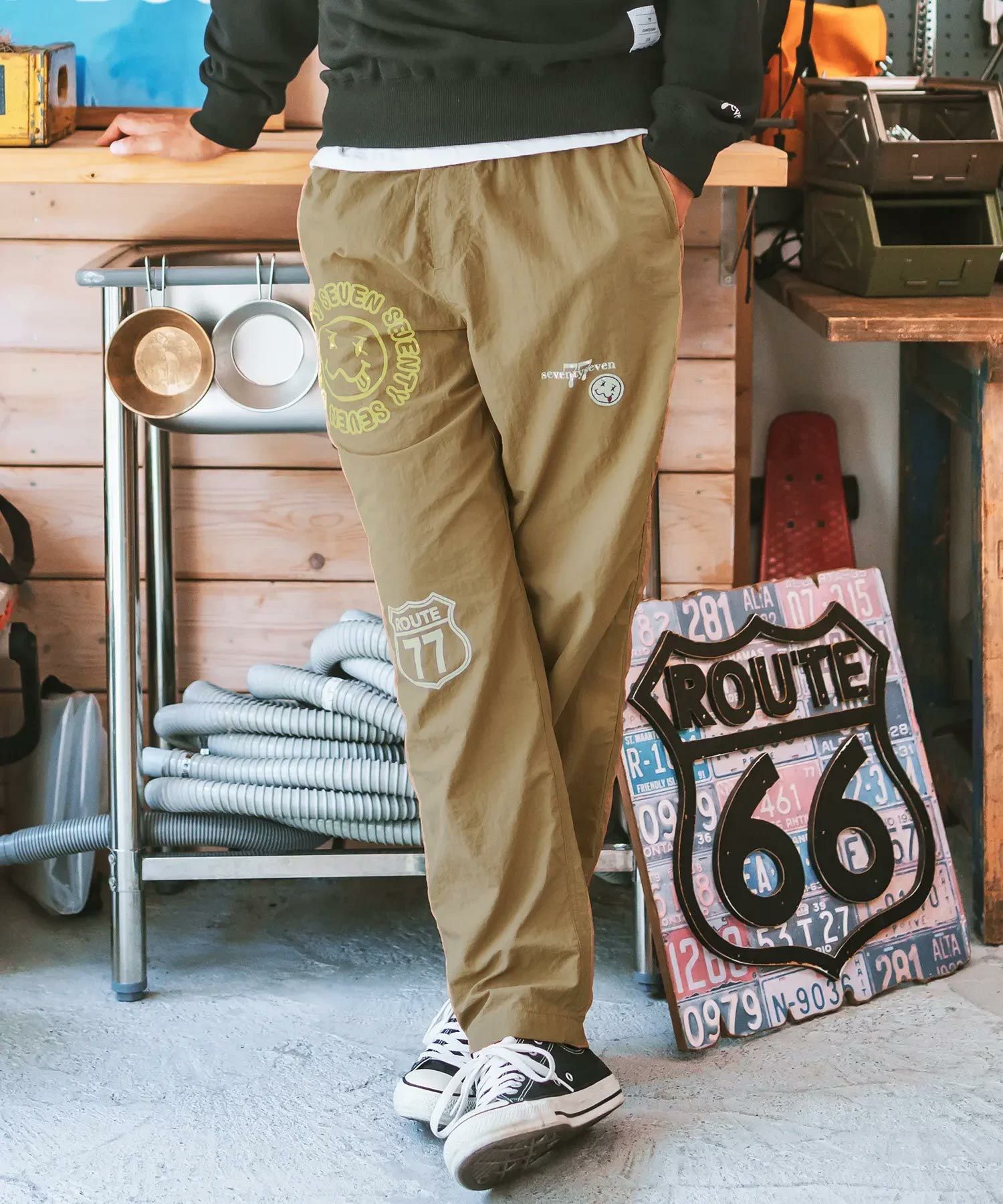 AVATI ベスト 30%OFF【seventy seven(セブンティセブン)】fleece zip vest ベスト