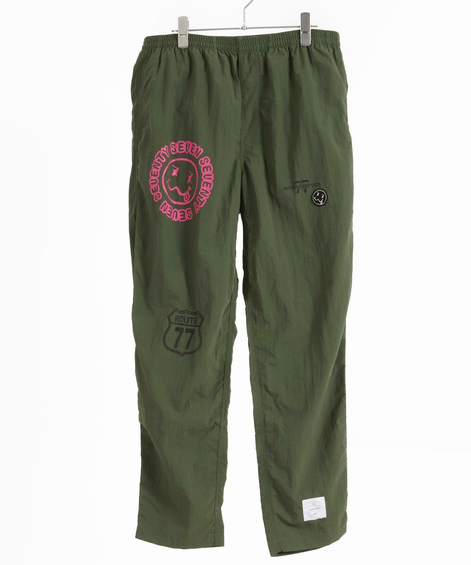 50%OFF【seventy seven(セブンティセブン)】nylon tapered pants