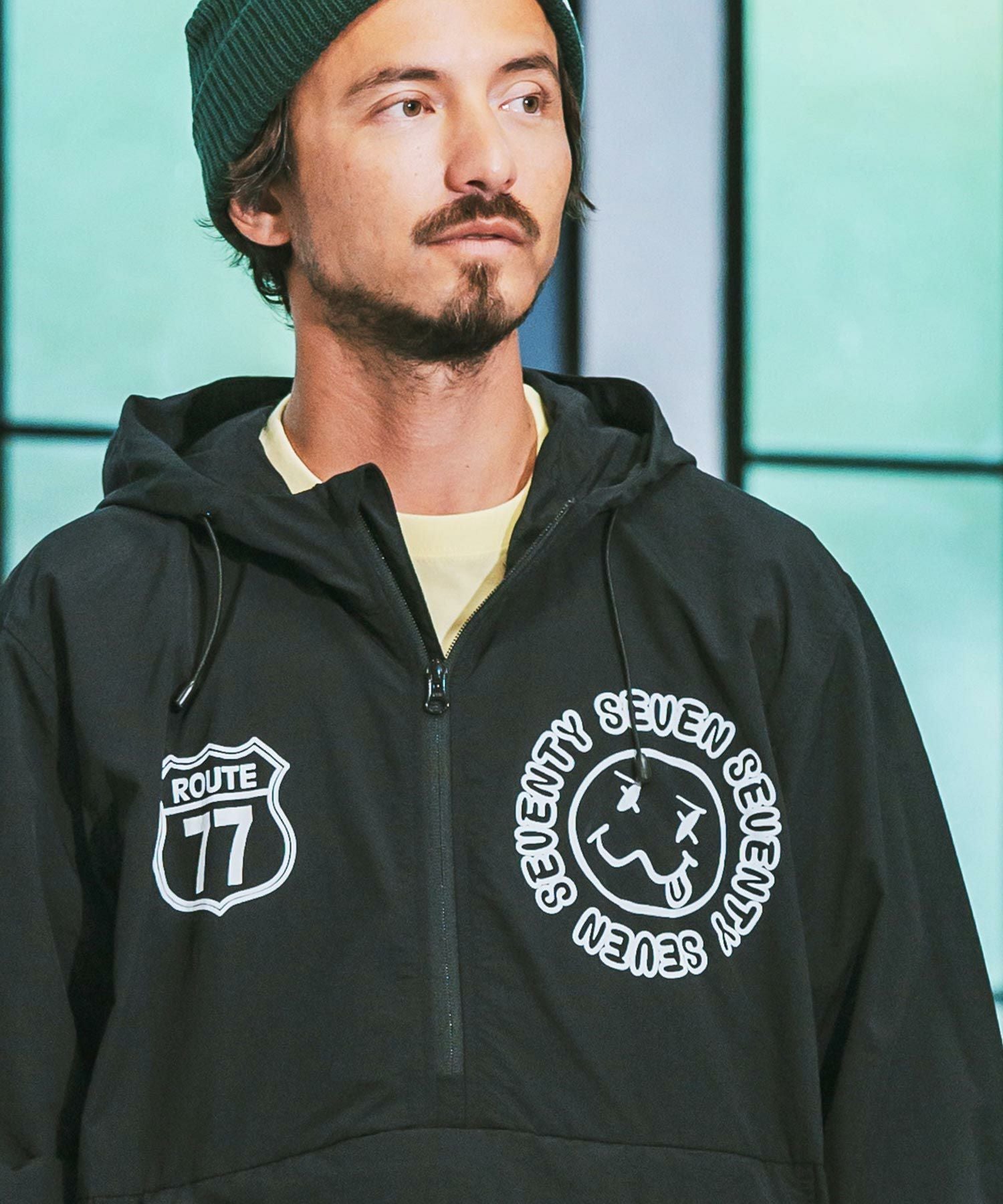 上下ジャンバー 30%OFF【seventy seven(セブンティセブン)】nylon anorak jacket