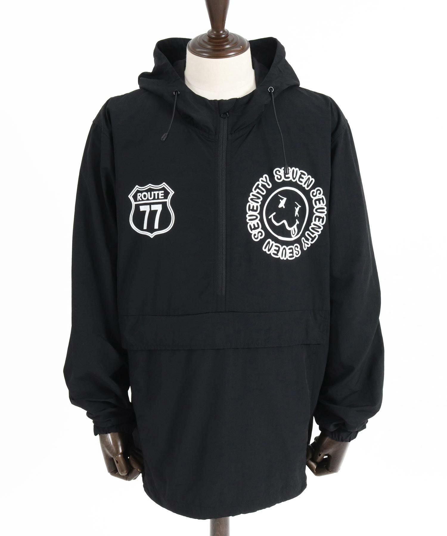 30%OFF【seventy seven(セブンティセブン)】nylon anorak jacket