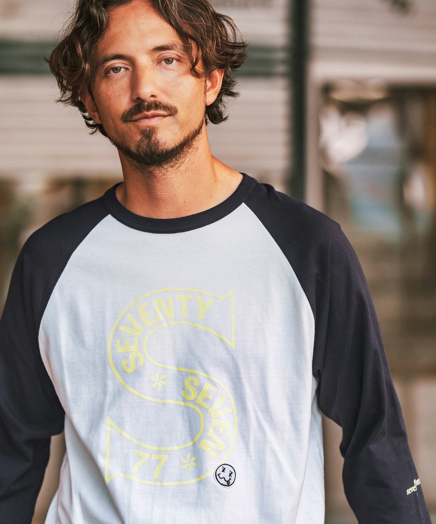 Tシャツ　カットソー seventy seven(セブンティセブン)】middle onz S-S t-shirts (77label
