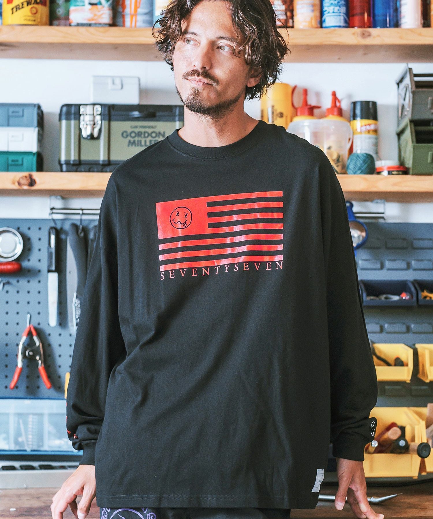 トップス ta ara 30%OFF【seventy seven(セブンティセブン)】middle onz over size L-S