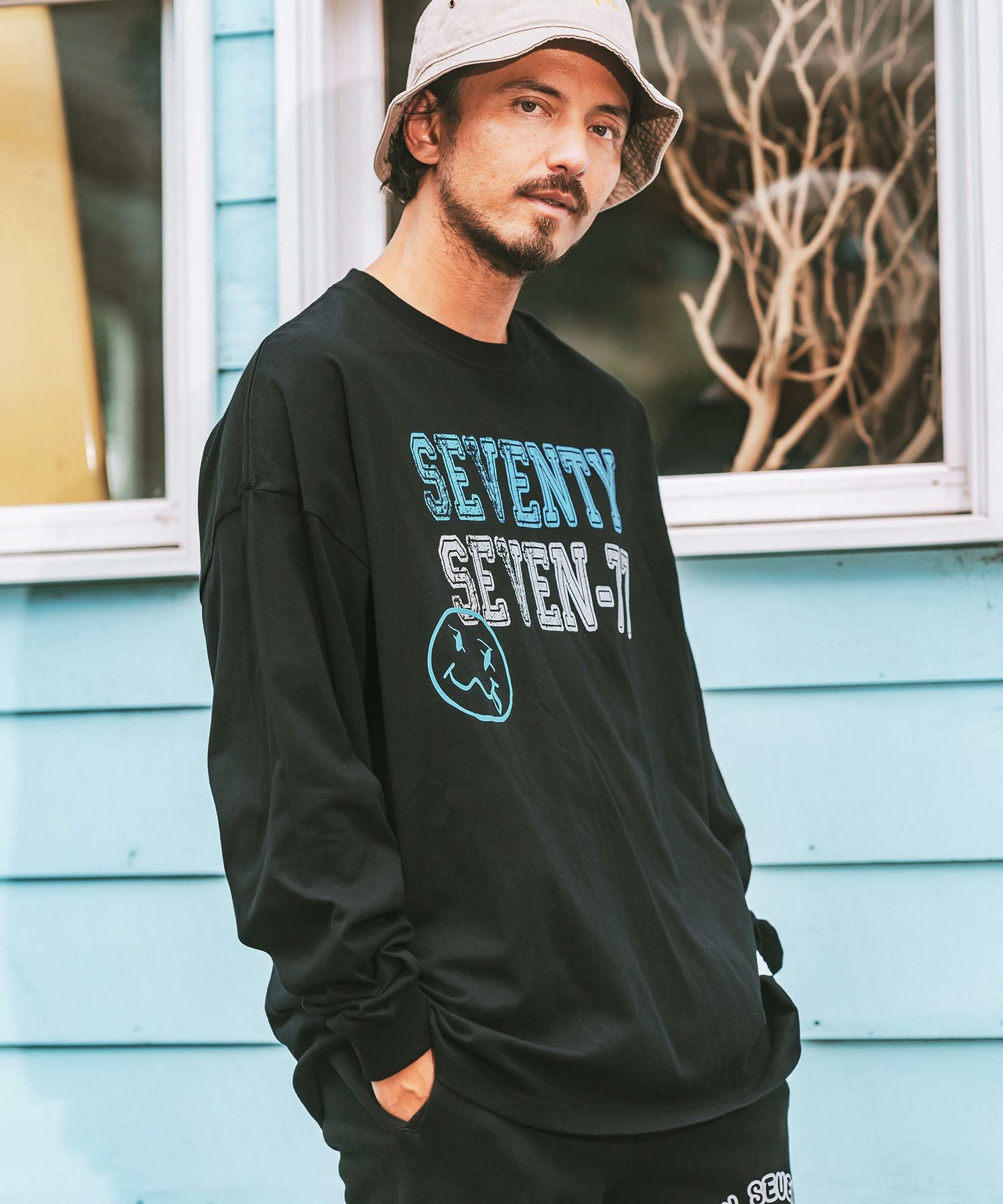 50%OFF【seventy seven(セブンティセブン)】middle onz over size L-S