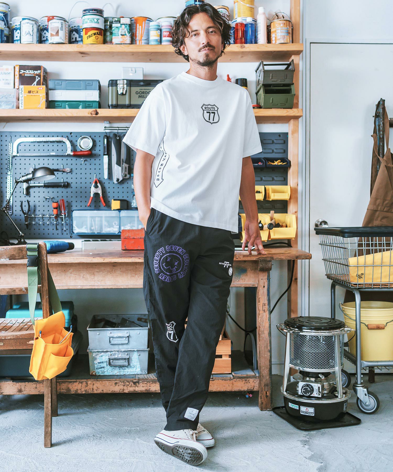 50%OFF【seventy seven(セブンティセブン)】heavy onz USA cotton S-S