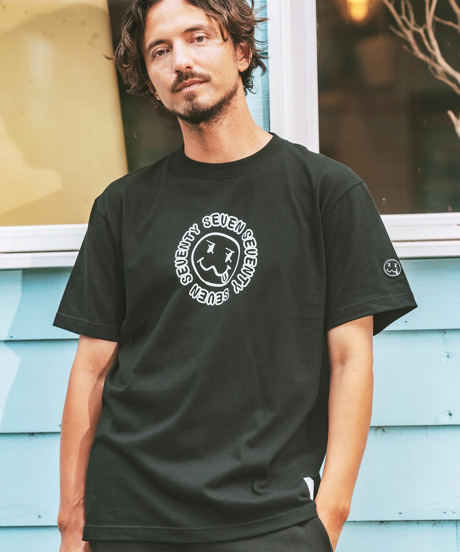 30%OFF【seventy seven(セブンティセブン)】middle onz L-S t-shirts