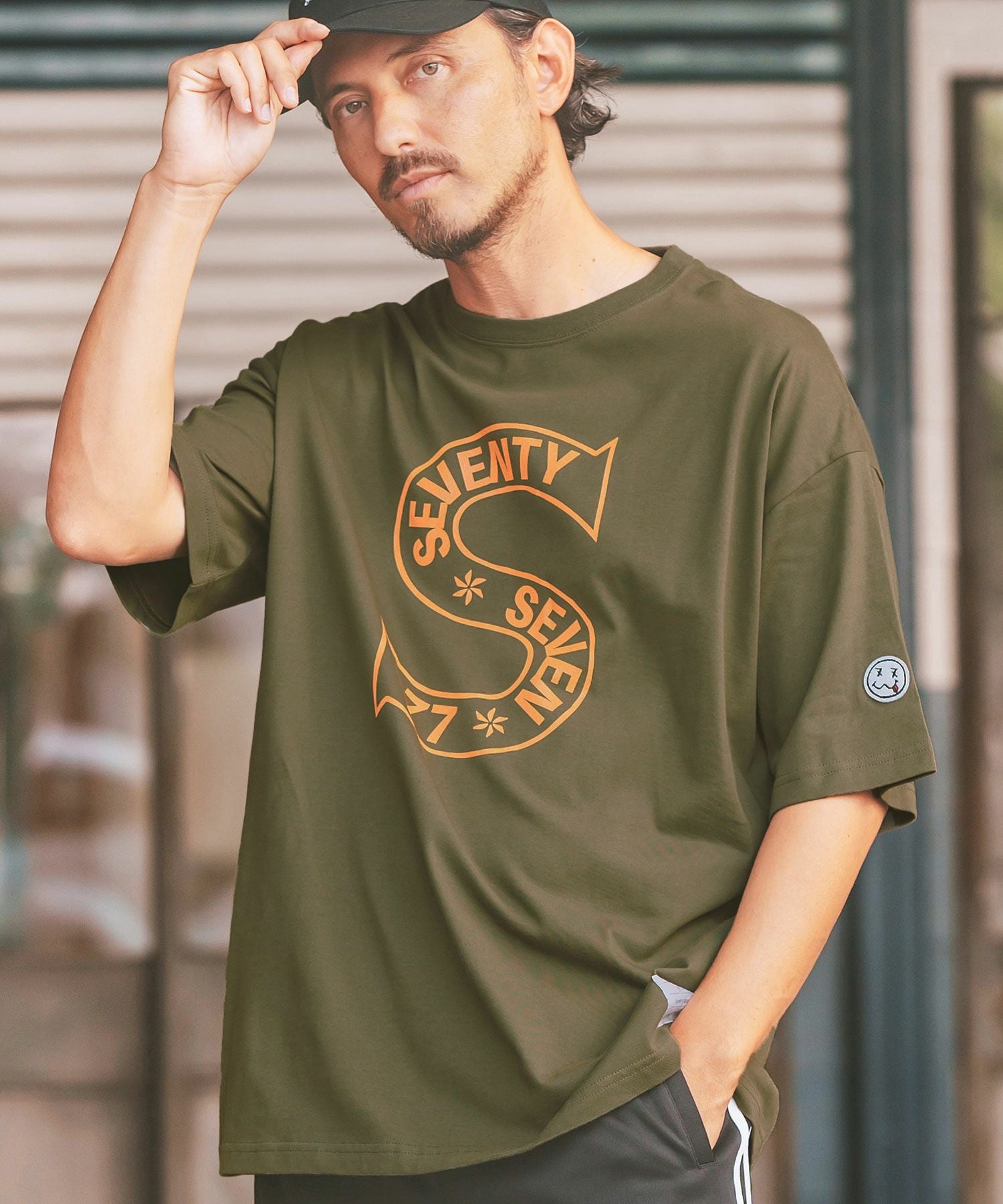 30%OFF【seventy seven(セブンティセブン)】middle onz over size L-S