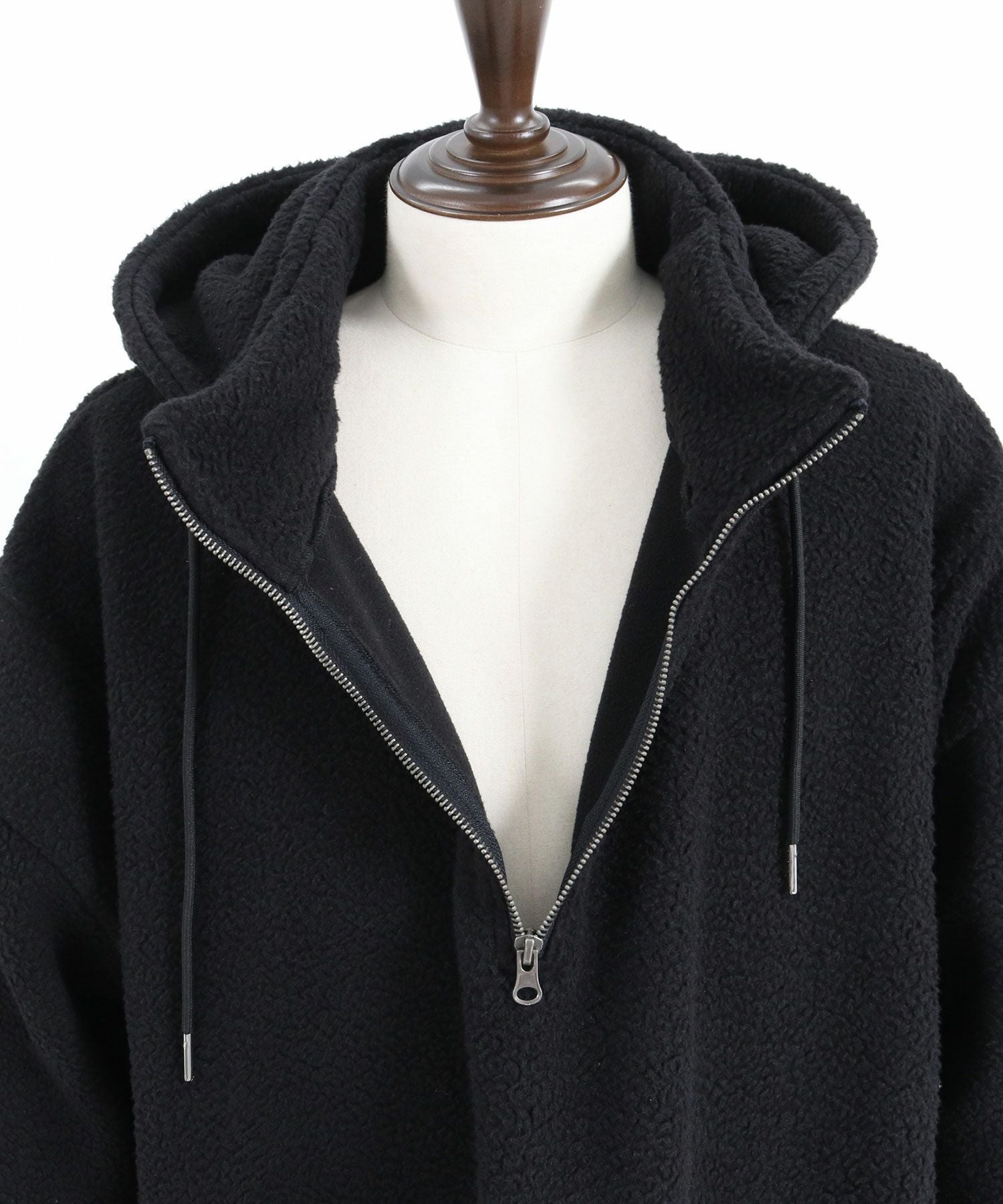 60%OFF【CAMBIO(カンビオ)】ボアハーフジップパーカー(CA-24-34