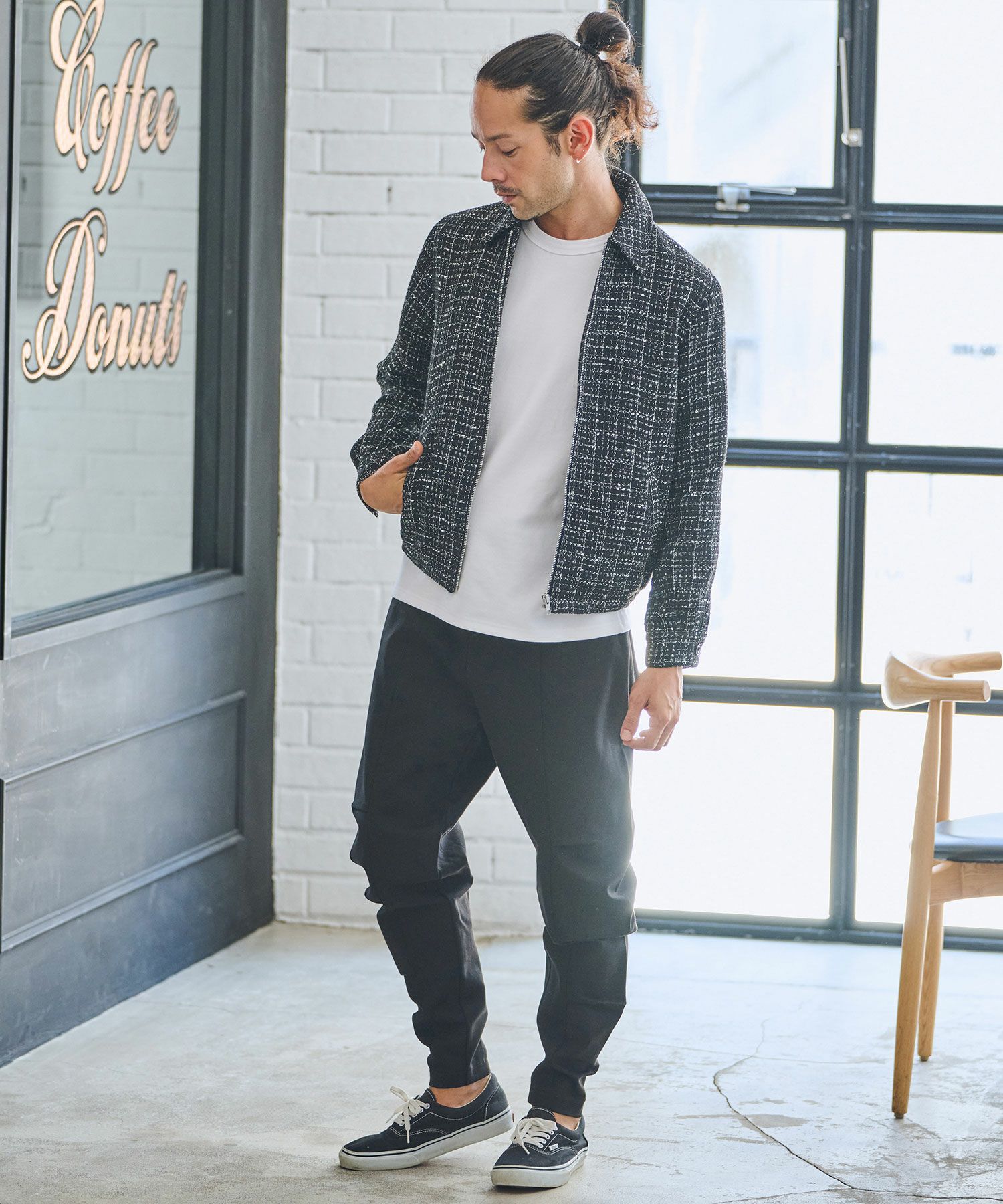 30%OFF【CAMBIO(カンビオ)】バナナテーパードハイパーストレッチパンツ