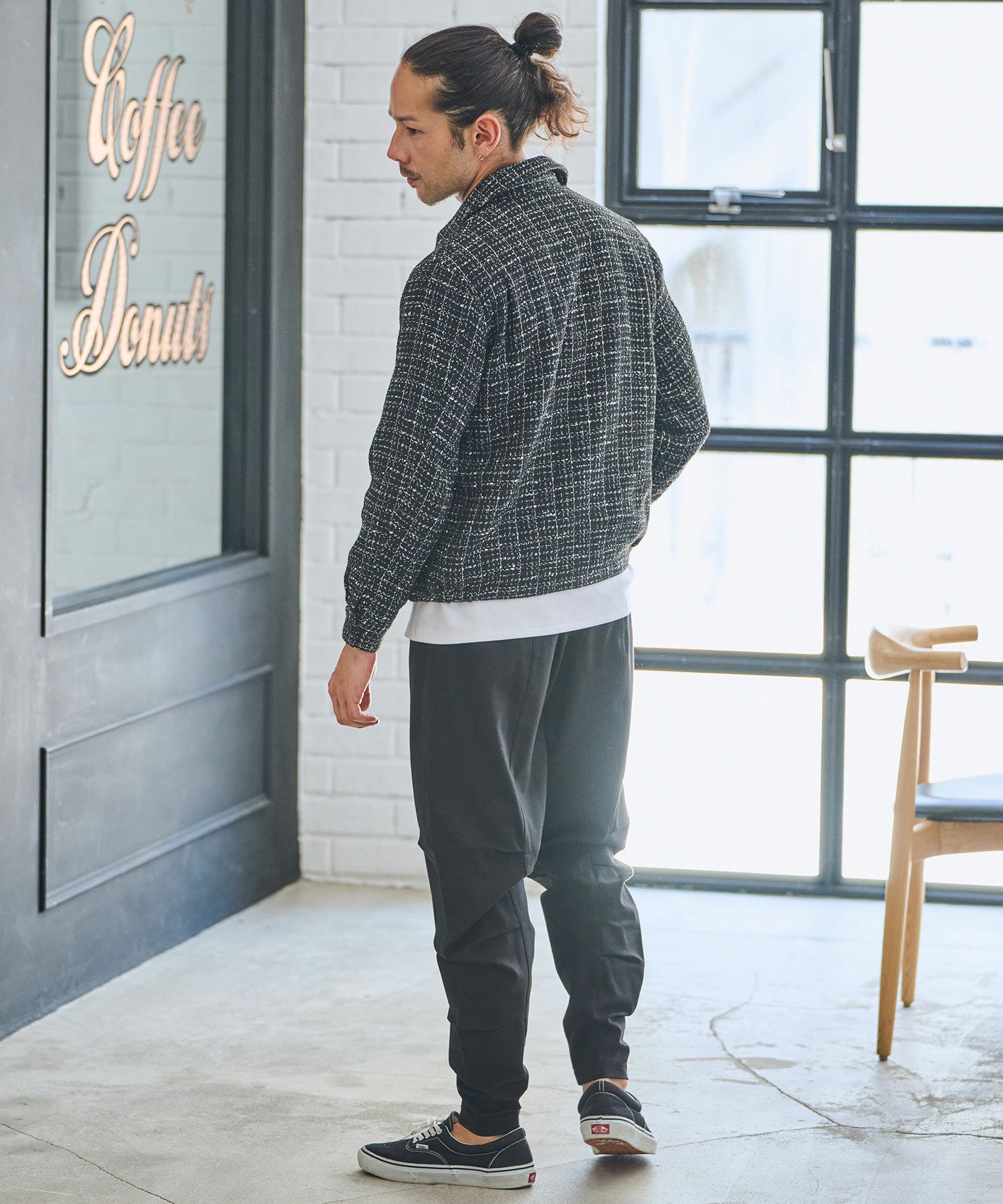 30%OFF【CAMBIO(カンビオ)】バナナテーパードハイパーストレッチパンツ