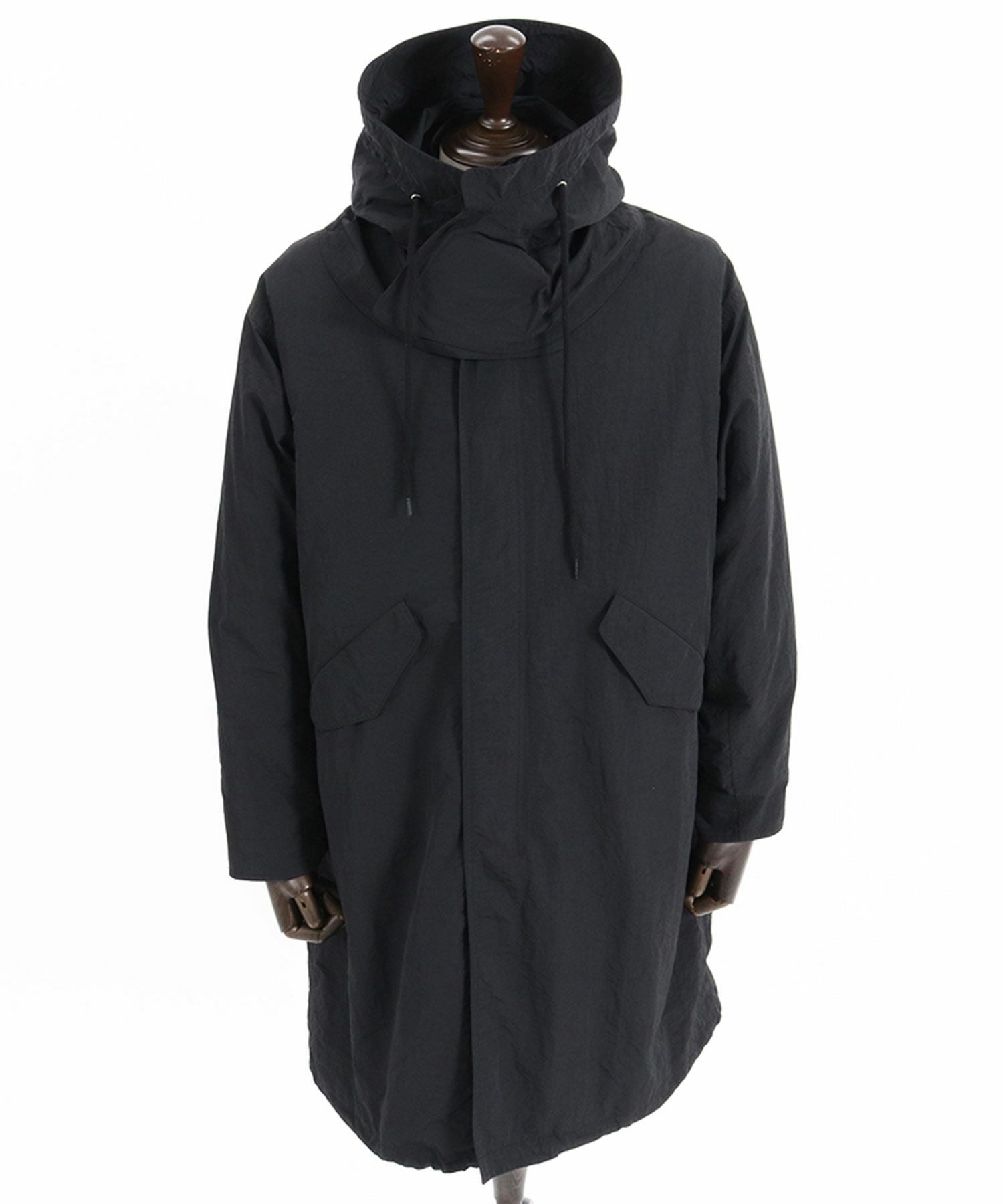 【cale】コットンキャンバスワッシャーコート モッズコート 30%OFF【CAMBIO(カンビオ)】ナイロンワッシャー3WAYモッズコート