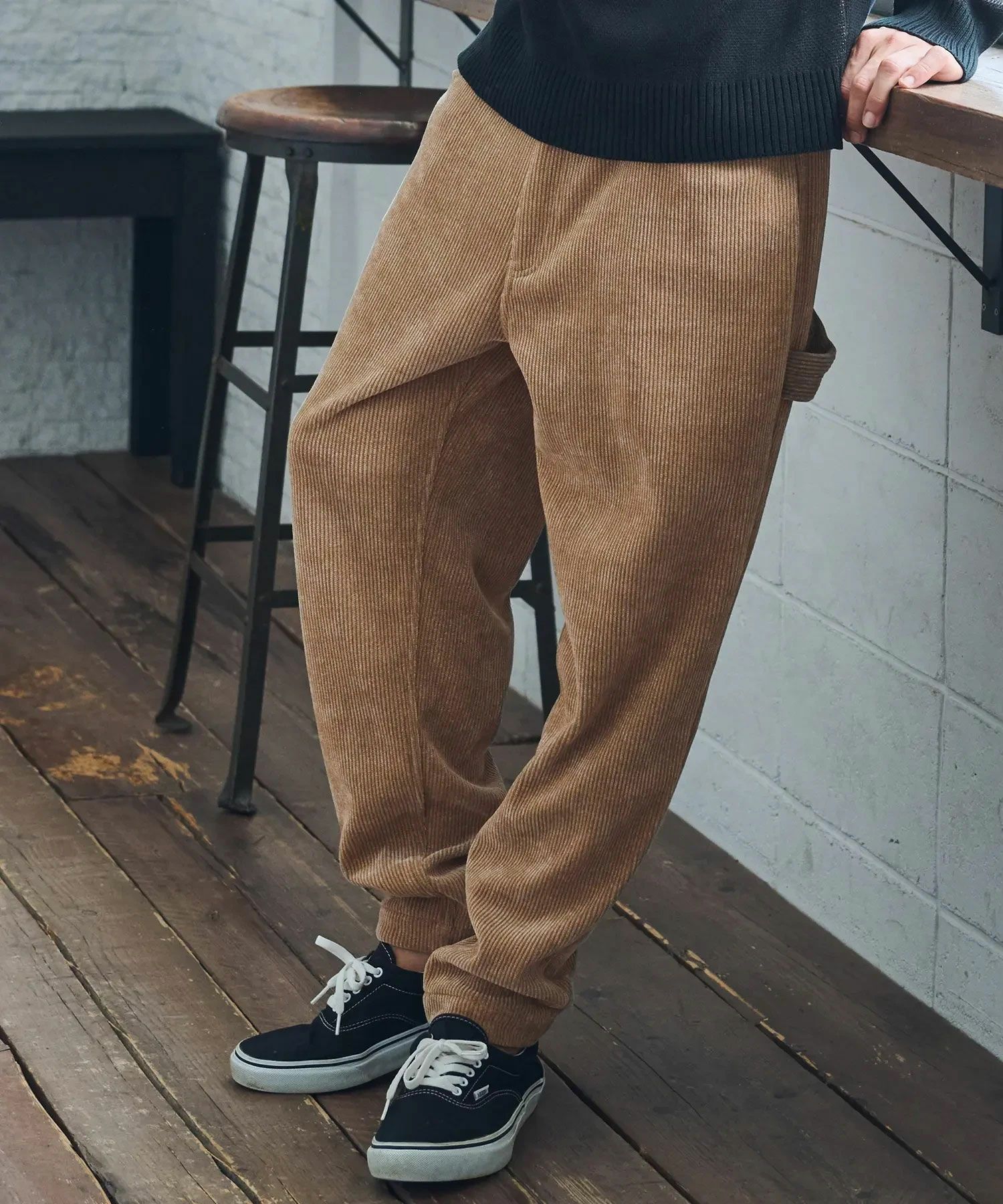 CAMBIO(カンビオ)】 コーデュロイバルーンペインターパンツ(24202CM
