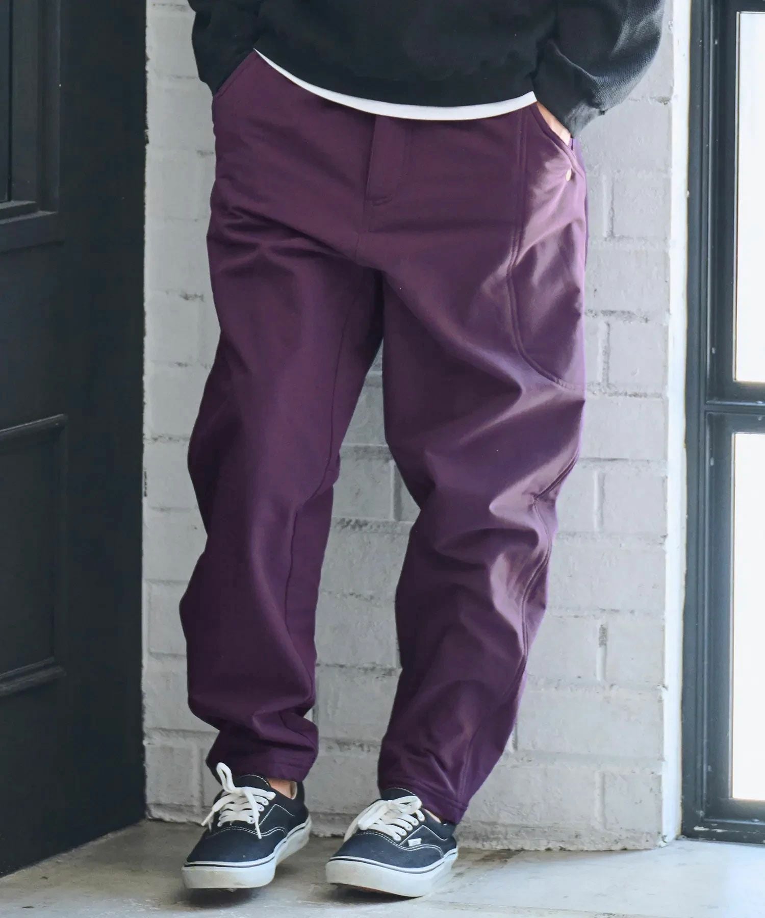 30%OFF【CAMBIO(カンビオ)】裏フリース変形ブッシュバルーンパンツ