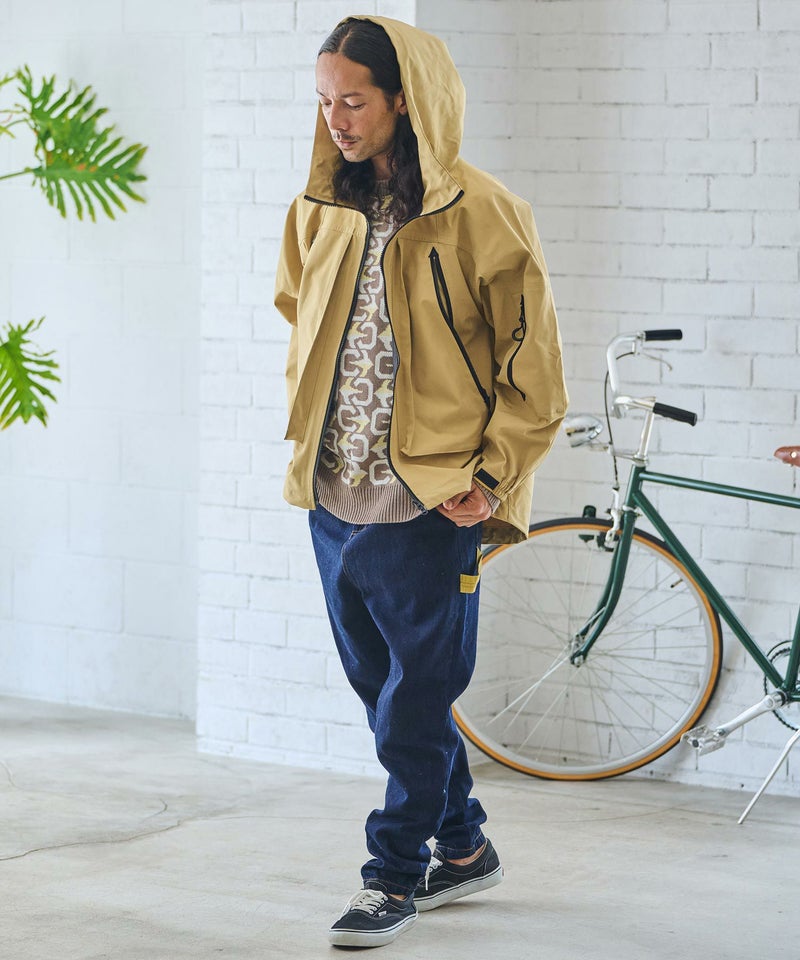 50%OFF【CAMBIO(カンビオ)】ビッグフーデッドマウンテンパーカー 