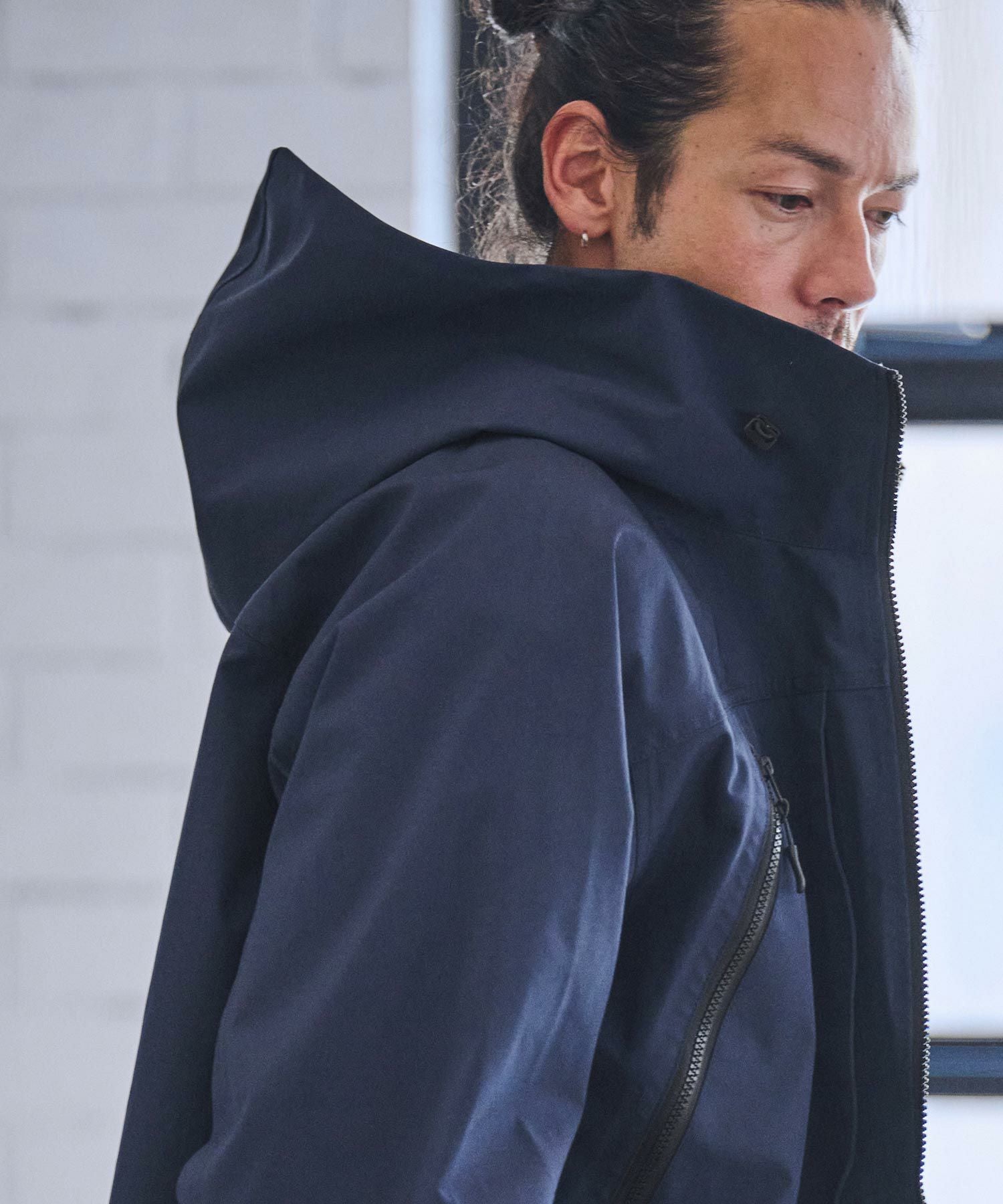 50%OFF【CAMBIO(カンビオ)】ビッグフーデッドマウンテンパーカー