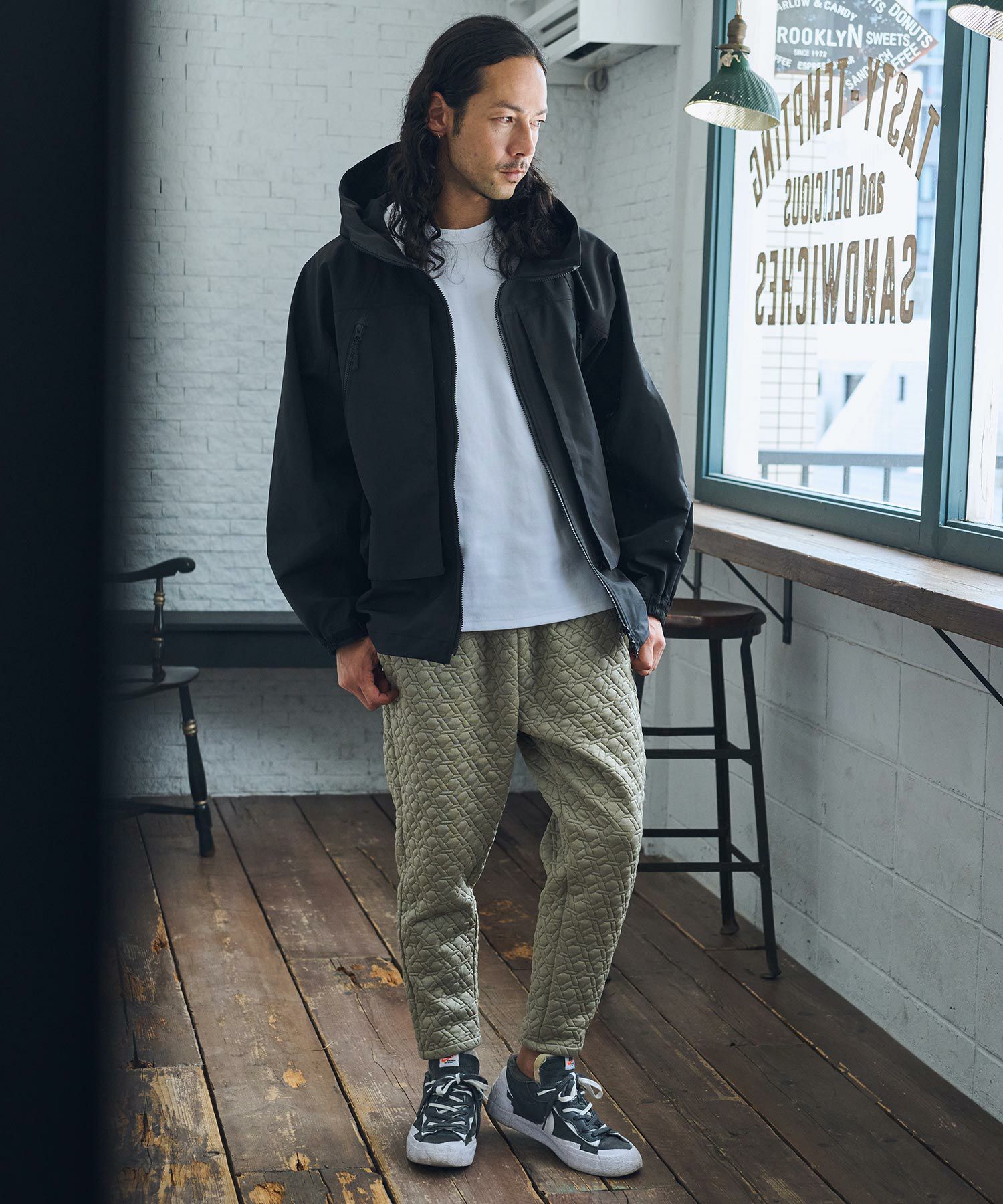 50%OFF【CAMBIO(カンビオ)】ビッグフーデッドマウンテンパーカー