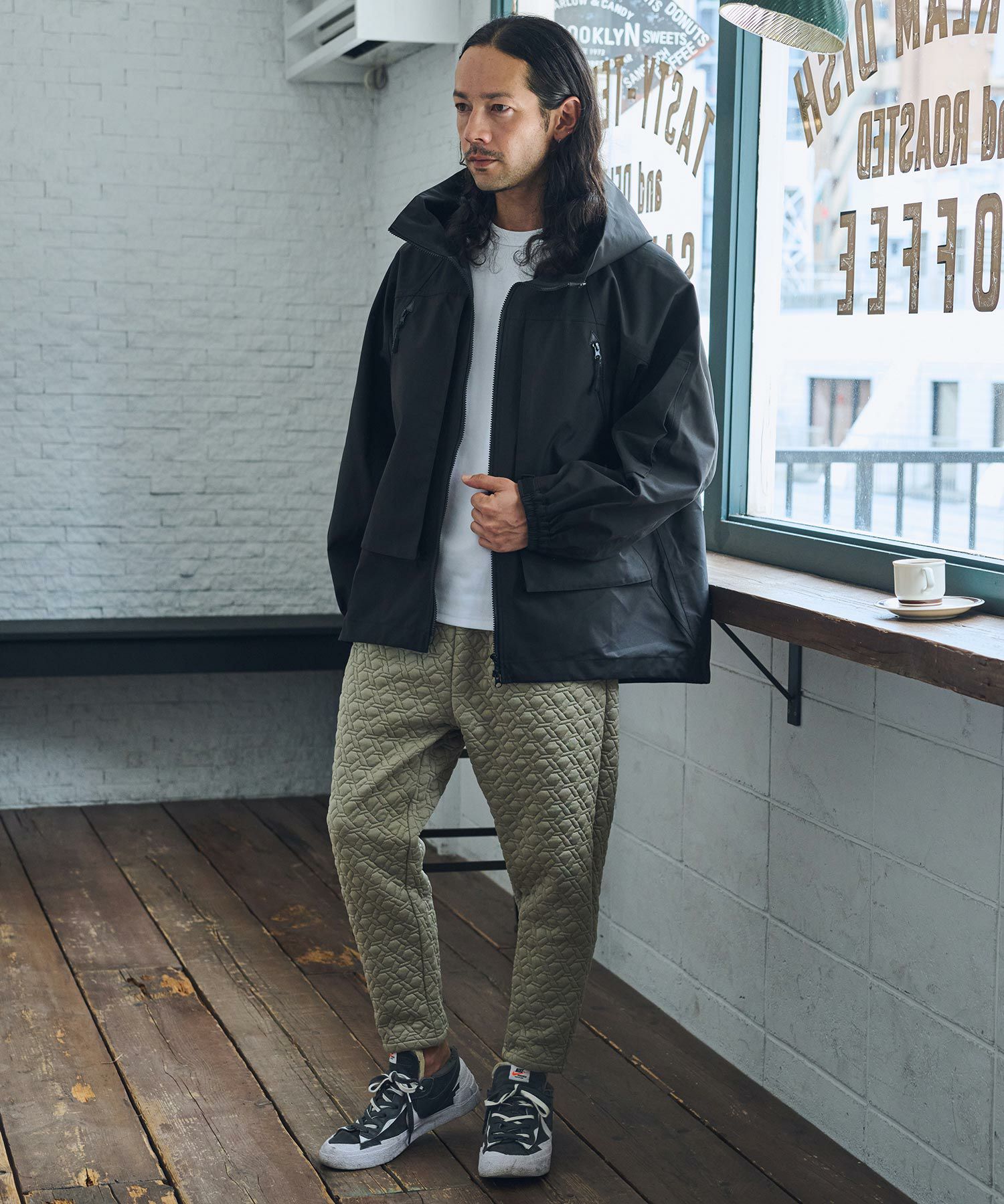 60%OFF【CAMBIO(カンビオ)】ビッグフーデッドマウンテンパーカー