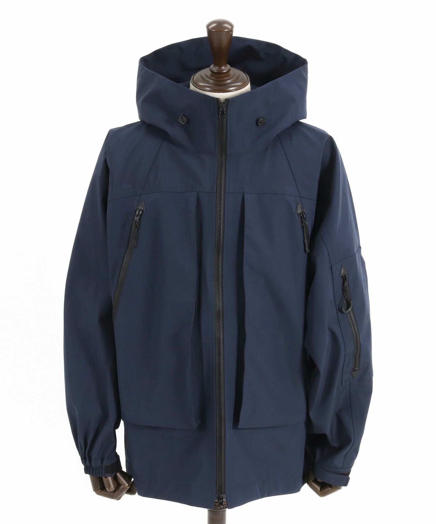 50%OFF【CAMBIO(カンビオ)】ビッグフーデッドマウンテンパーカー