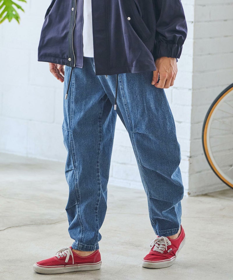 60%OFF【CAMBIO(カンビオ)】バナナテーパードデニムパンツ | CAMBIO 