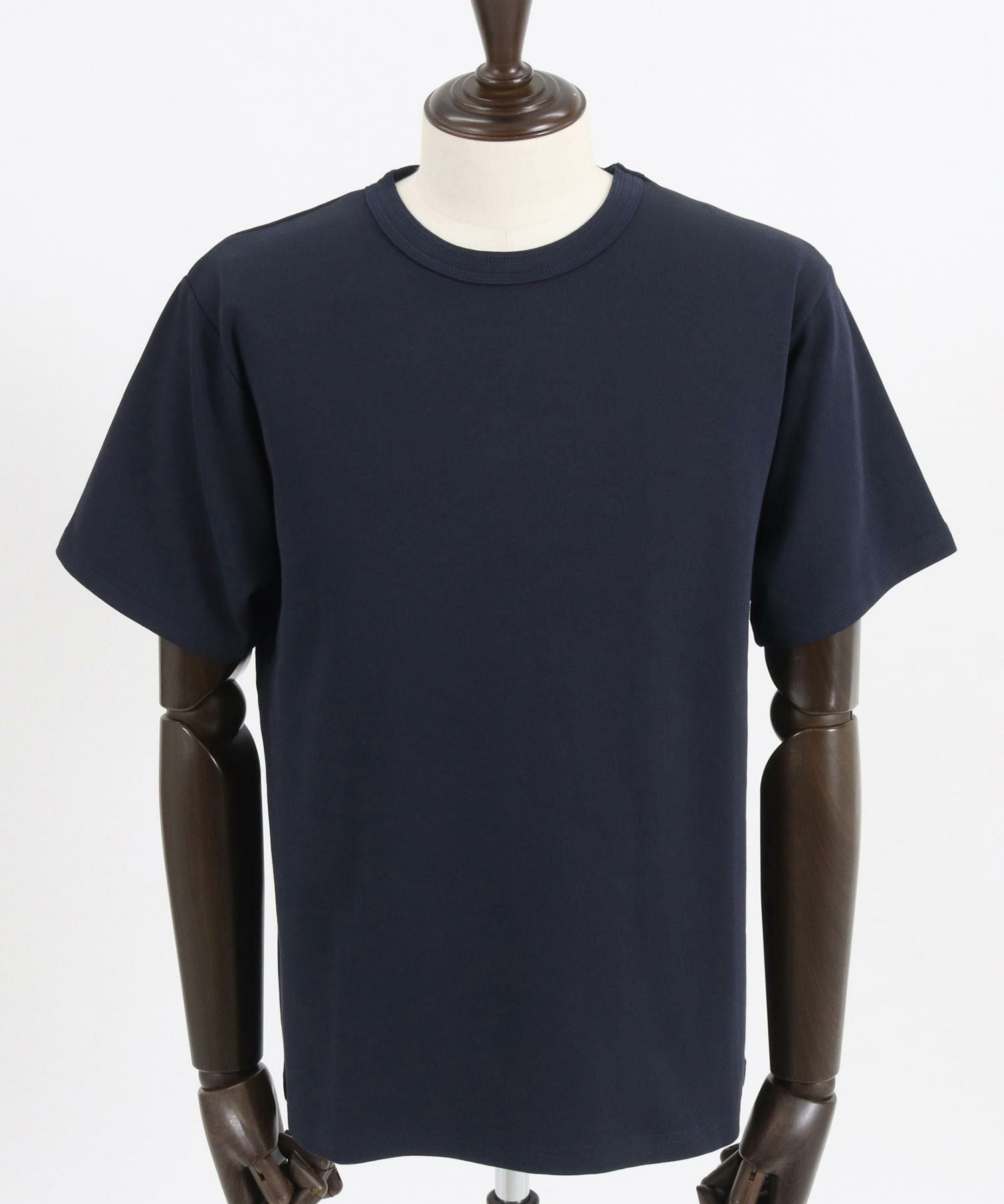 30%OFF【CAMBIO(カンビオ)】スムースシルケット加工Tシャツ(BP-BDA0021