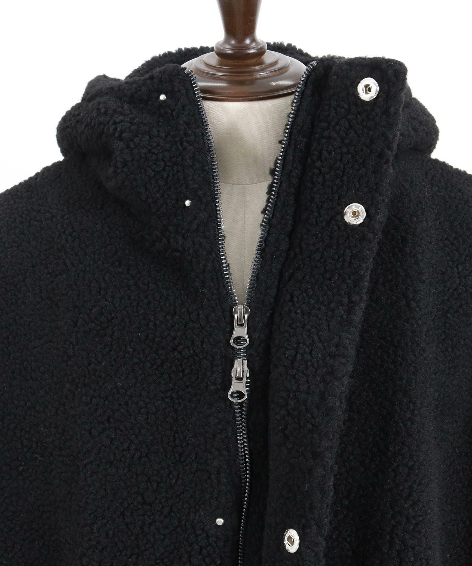 50%OFF【GLIMCLAP(グリムクラップ)】Boa hooded blouson ボア