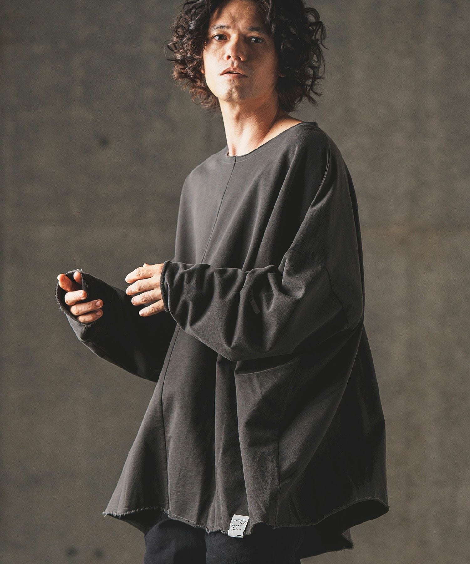 50%OFF【GLIMCLAP(グリムクラップ)】 Pigment dye oversized