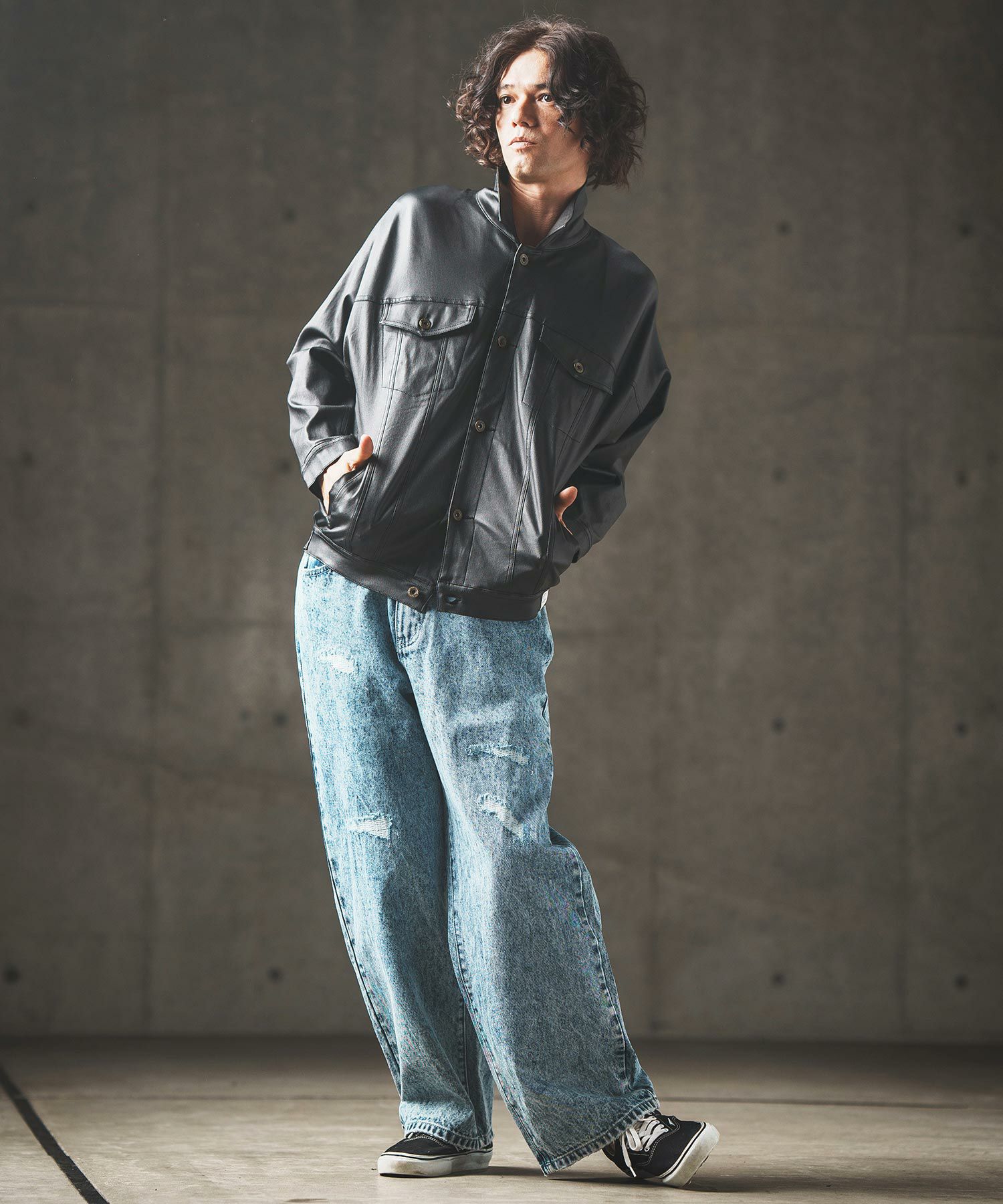 50%OFF【GLIMCLAP(グリムクラップ)】Coating material oversized