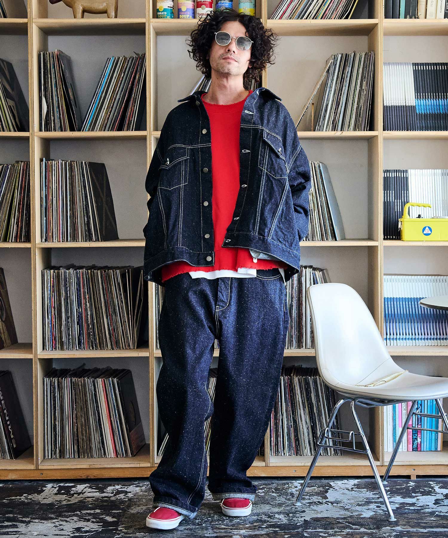 ADAM PATEK(アダムパテック)】thick selvedge nep denim デニムパンツ