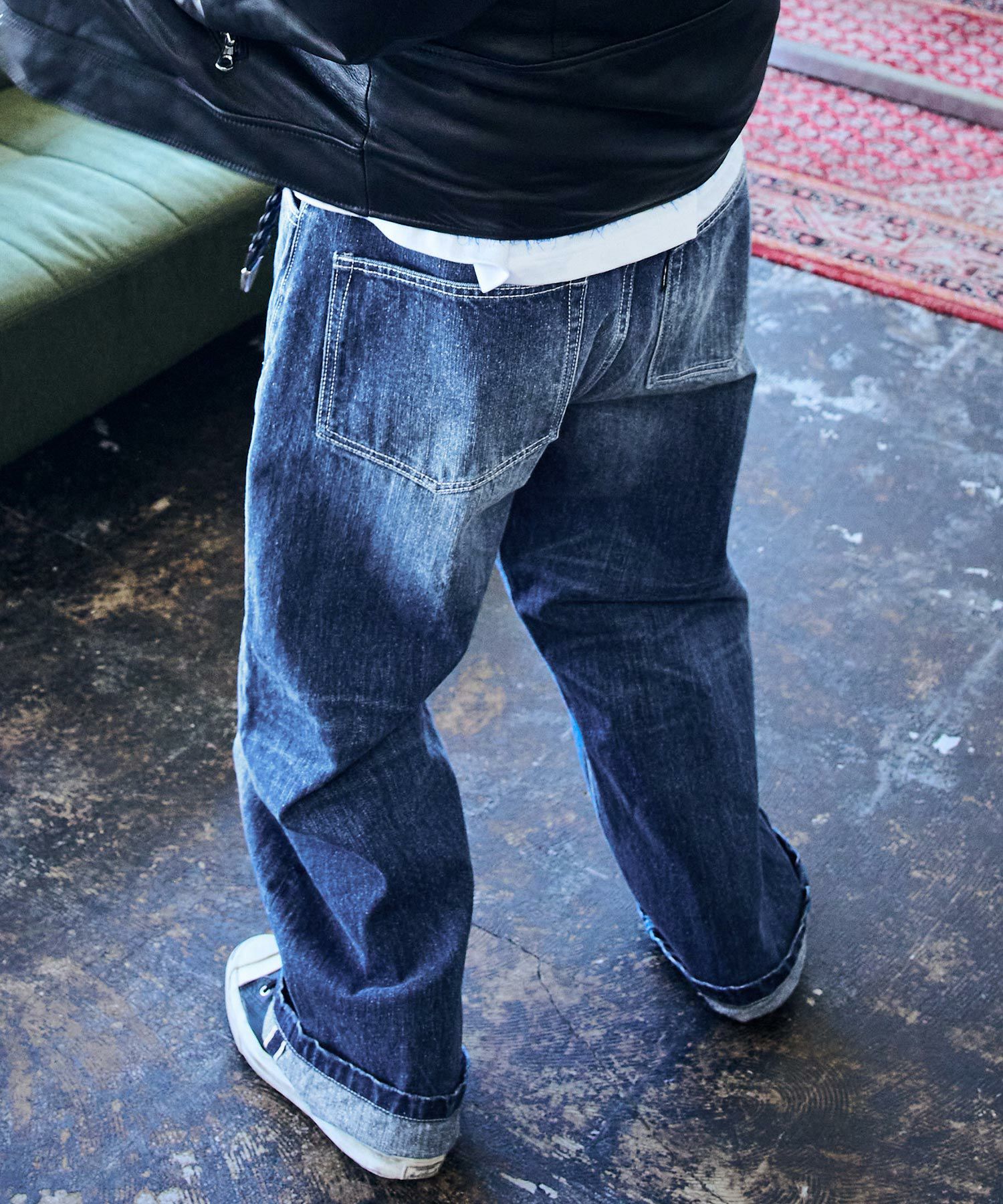 ADAM PATEK(アダムパテック)】thick selvedge nep denim デニムパンツ