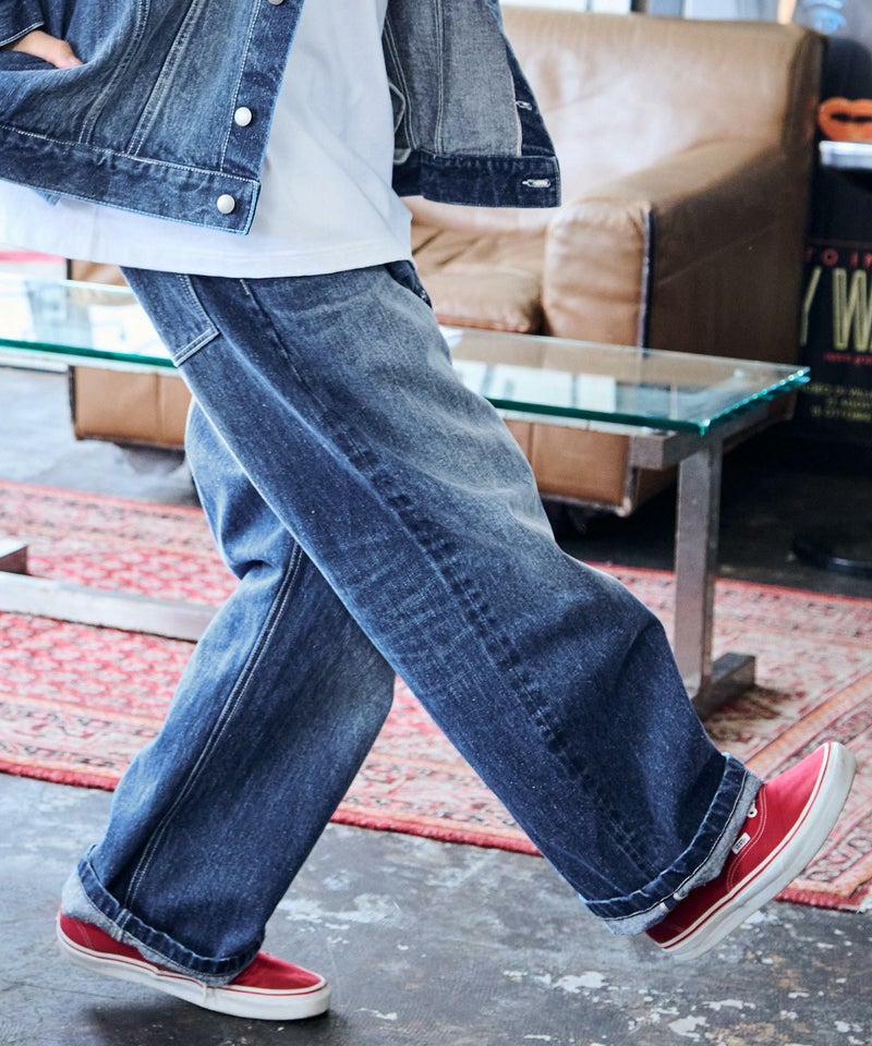 ADAM PATEK(アダムパテック)】thick selvedge nep denim デニムパンツ