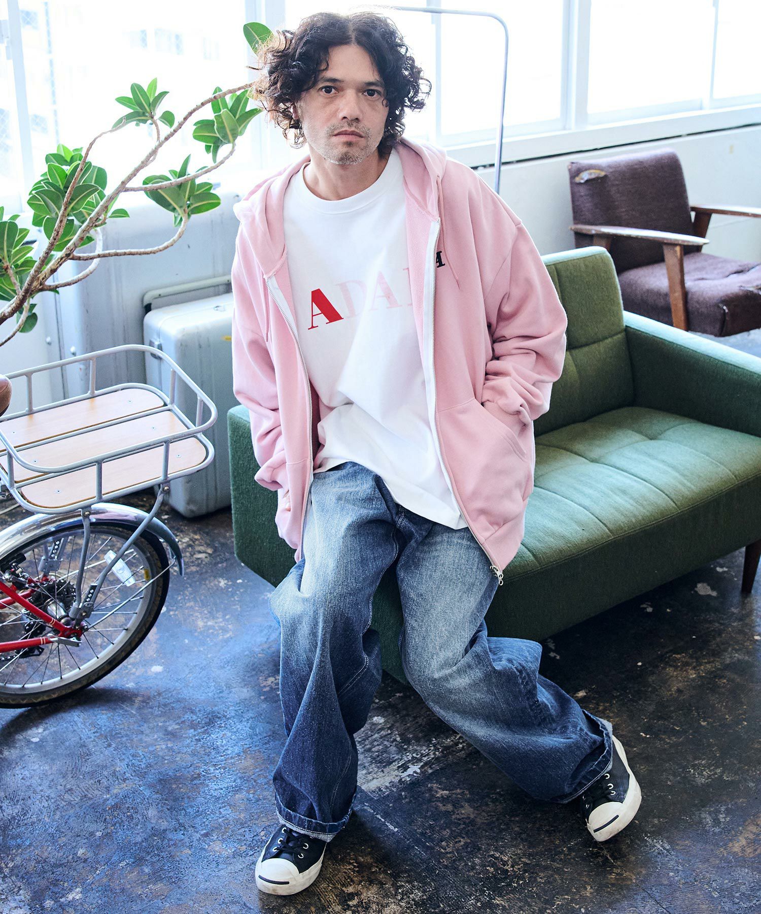 ADAM PATEK(アダムパテック)】thick selvedge nep denim デニムパンツ
