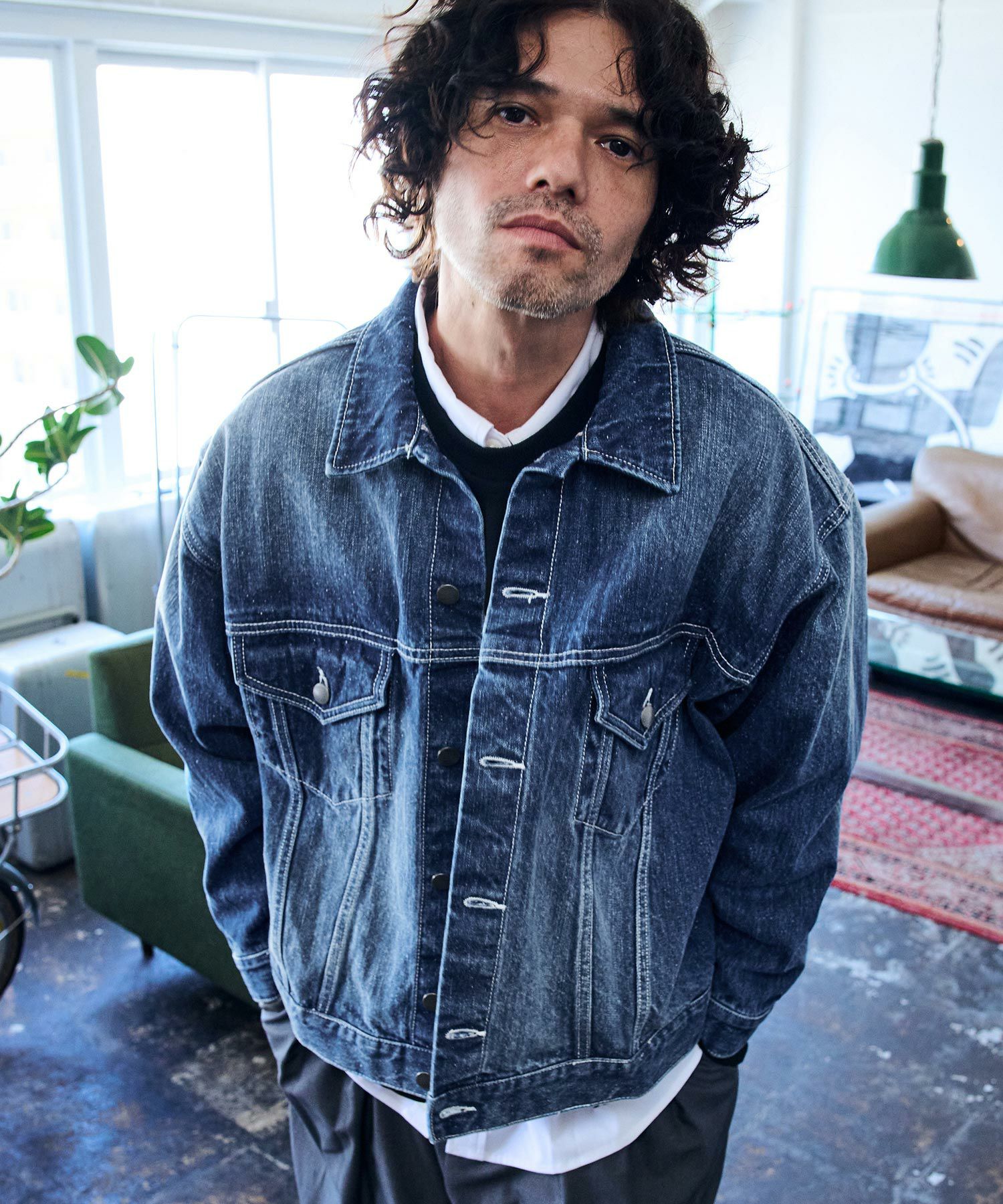 ADAM PATEK(アダムパテック)】thick selvedge nep denim jacket デニム