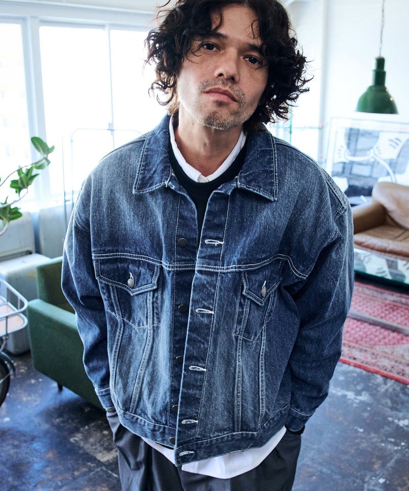 ADAM PATEK(アダムパテック)】thick selvedge nep denim jacket デニム 
