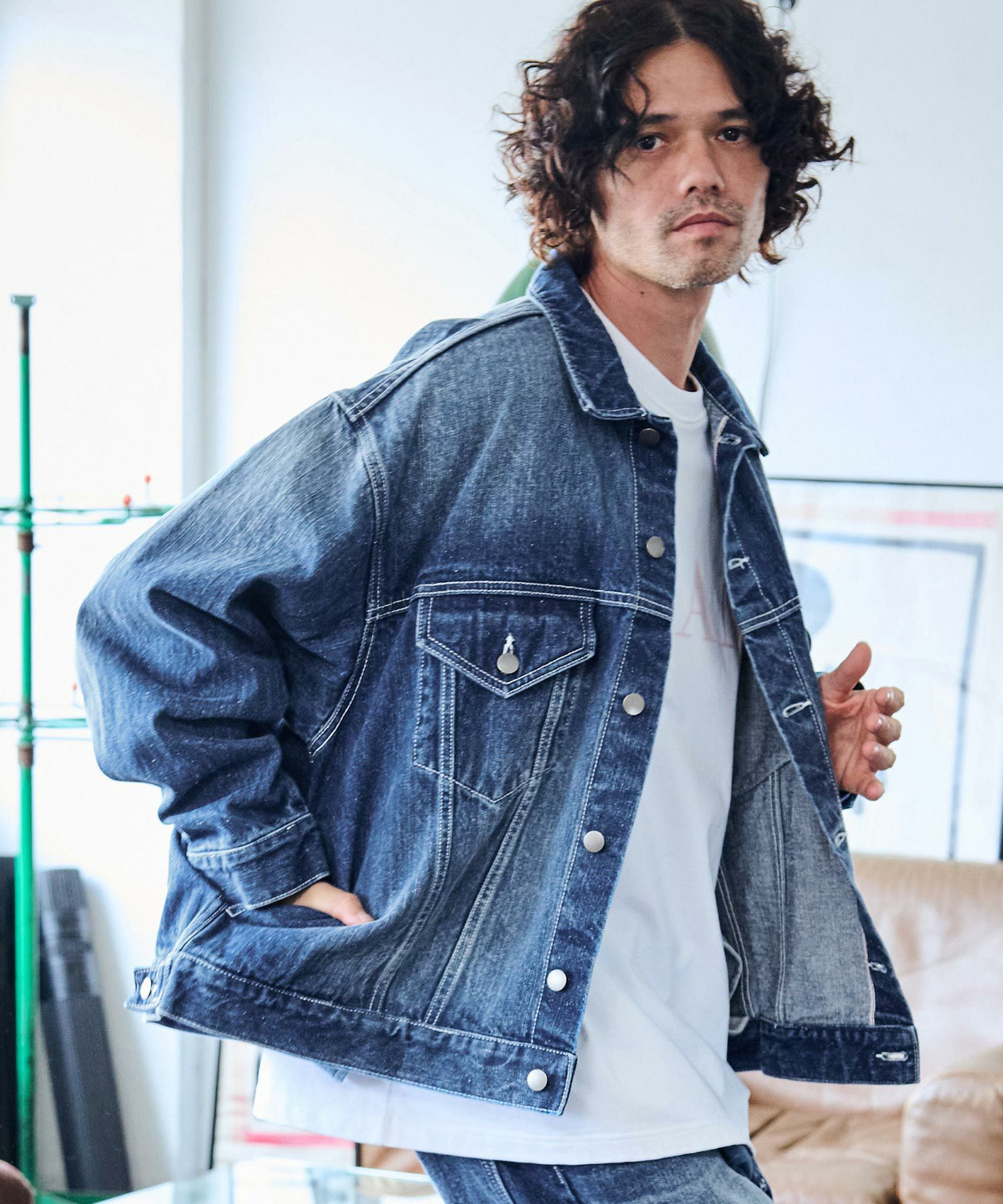 ADAM PATEK(アダムパテック)】thick selvedge nep denim jacket デニム