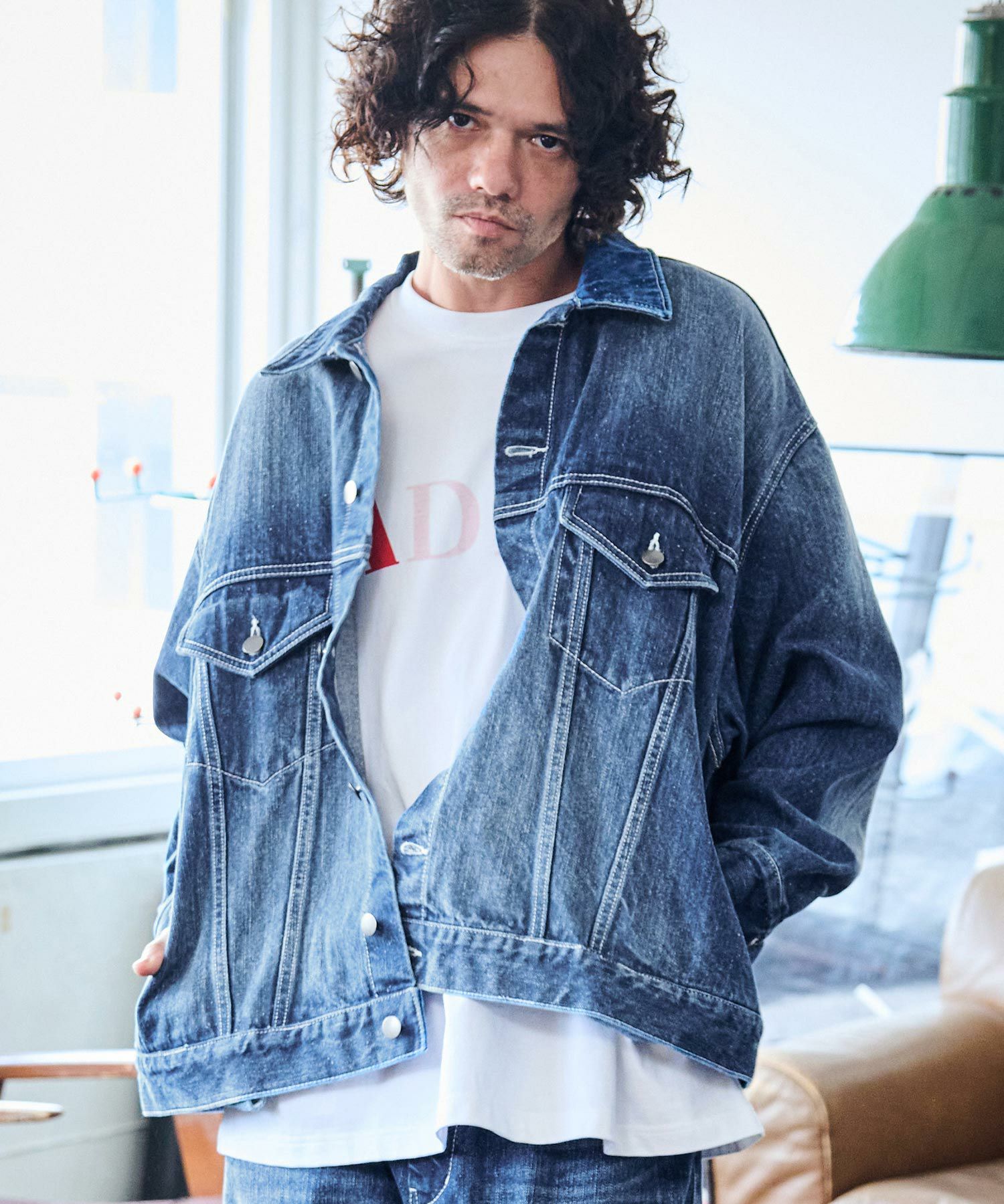 ADAM PATEK(アダムパテック)】thick selvedge nep denim jacket デニム
