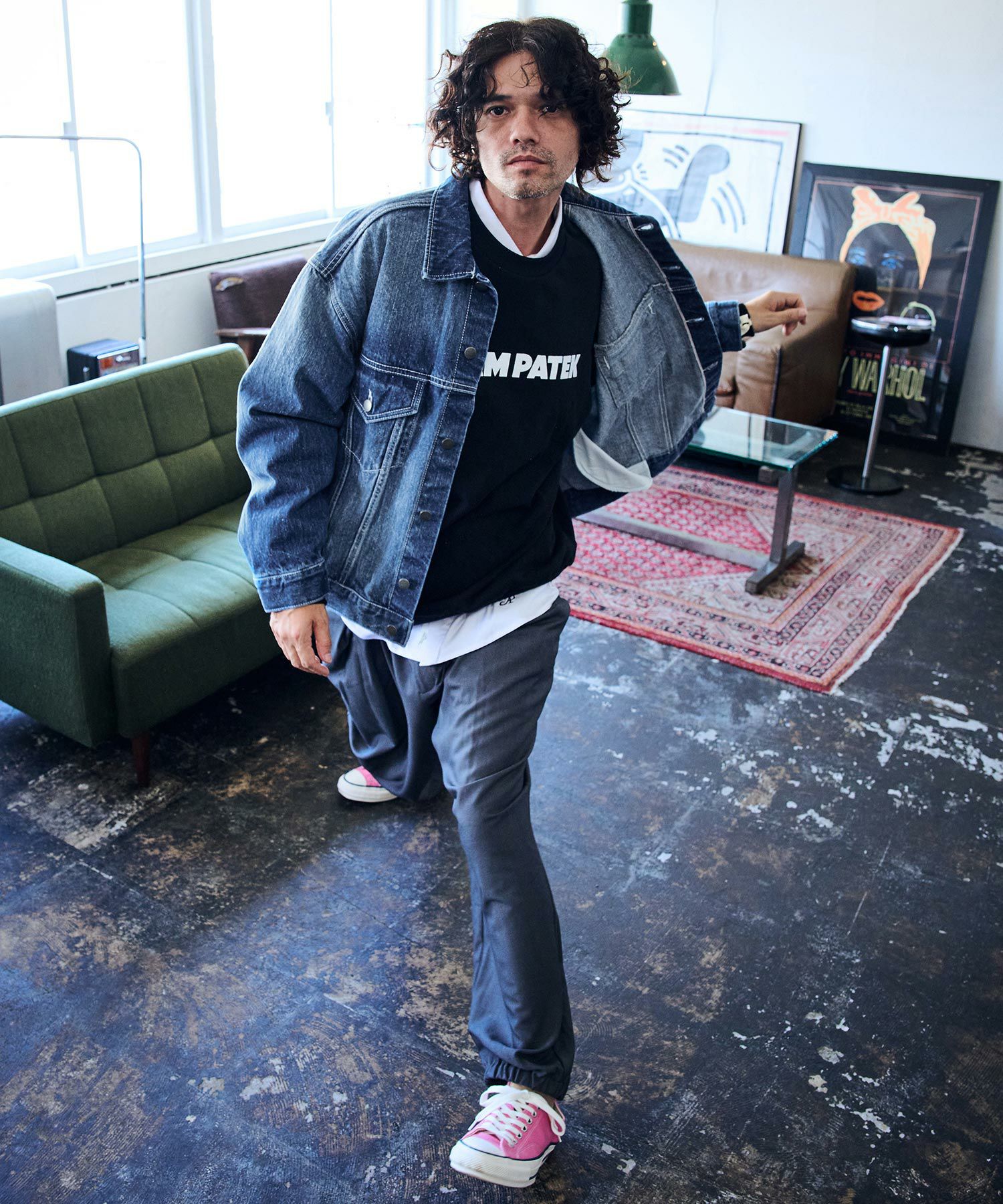 ADAM PATEK(アダムパテック)】thick selvedge nep denim jacket デニム