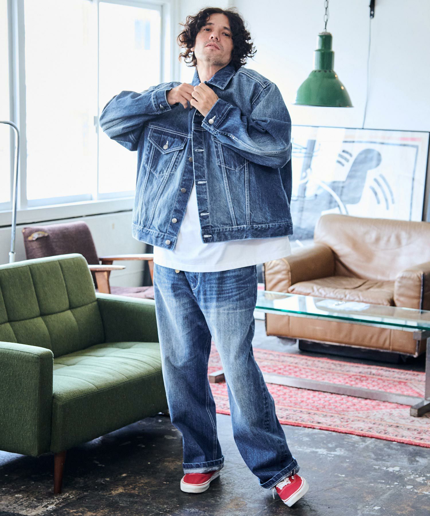 ADAM PATEK(アダムパテック)】thick selvedge nep denim jacket デニム