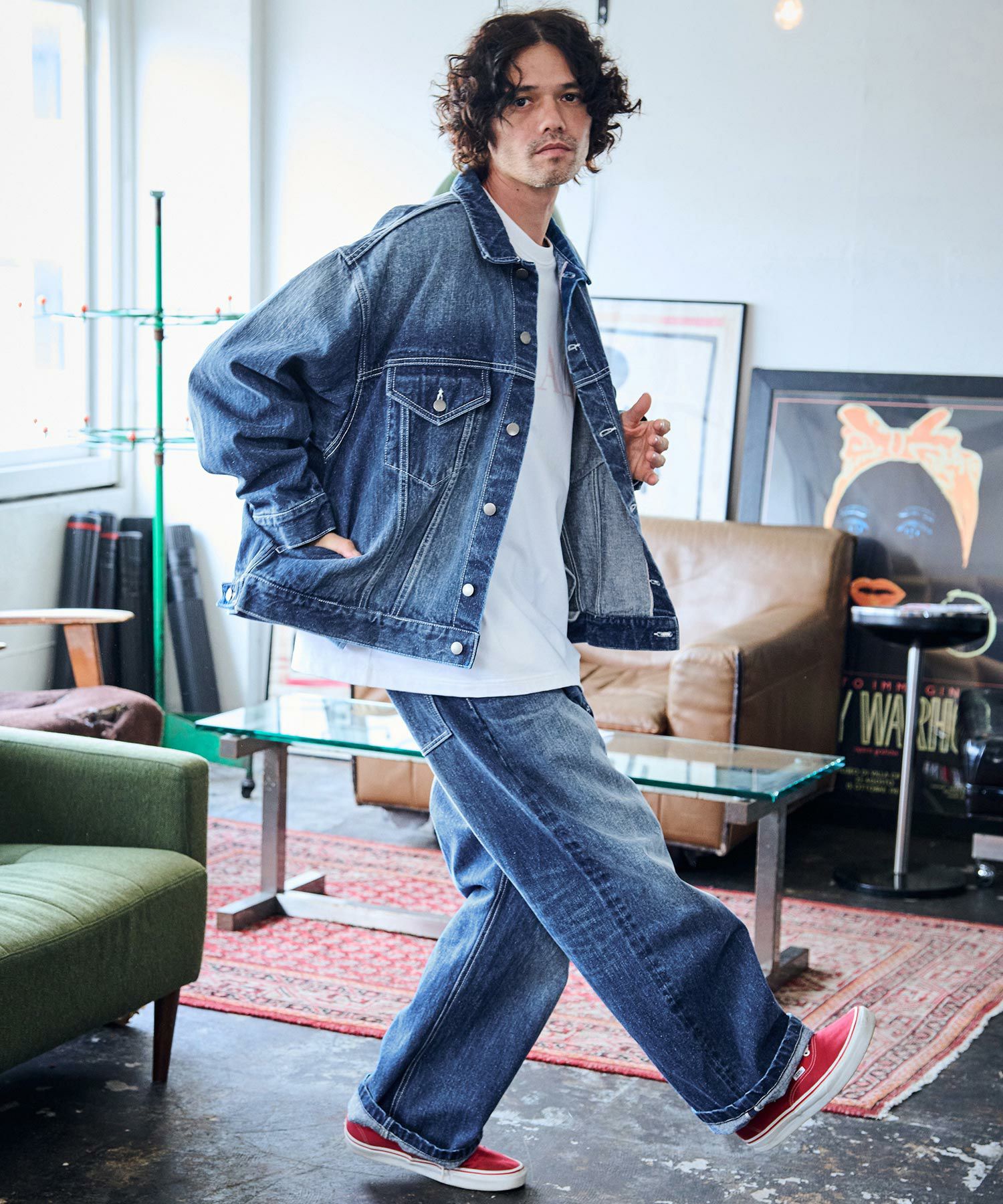ADAM PATEK(アダムパテック)】thick selvedge nep denim jacket デニム