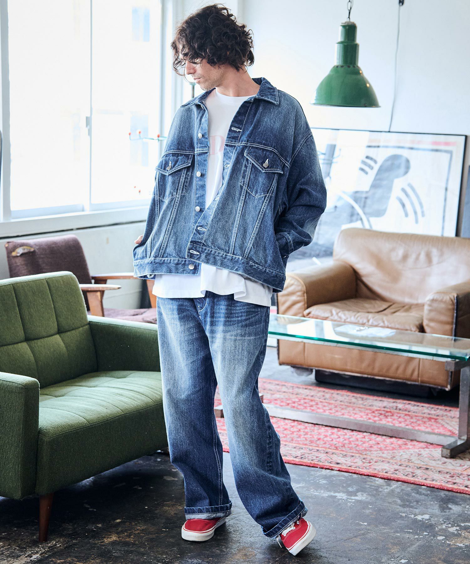 ADAM PATEK(アダムパテック)】thick selvedge nep denim jacket デニム