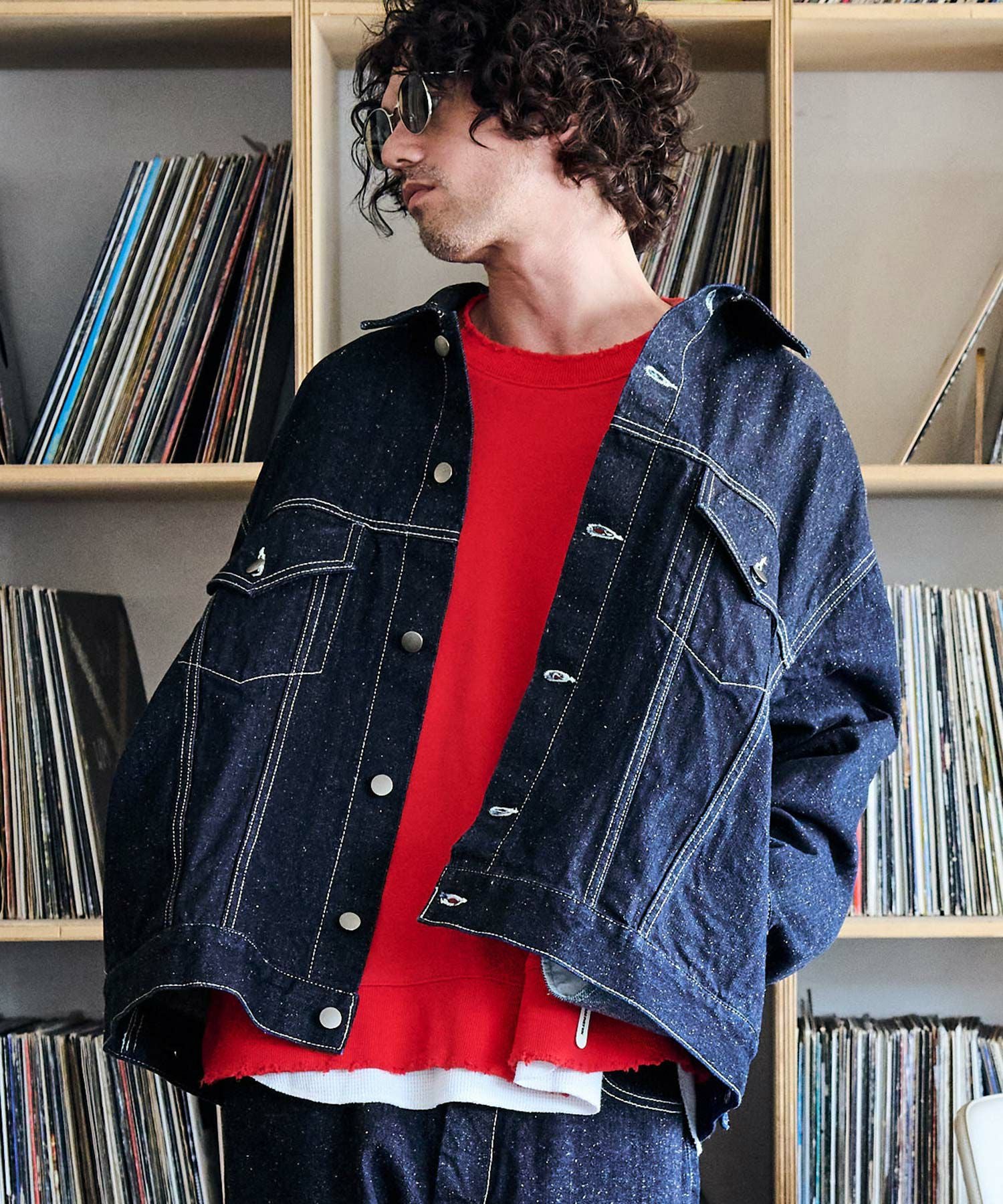 ADAM PATEK(アダムパテック)】thick selvedge nep denim jacket デニム