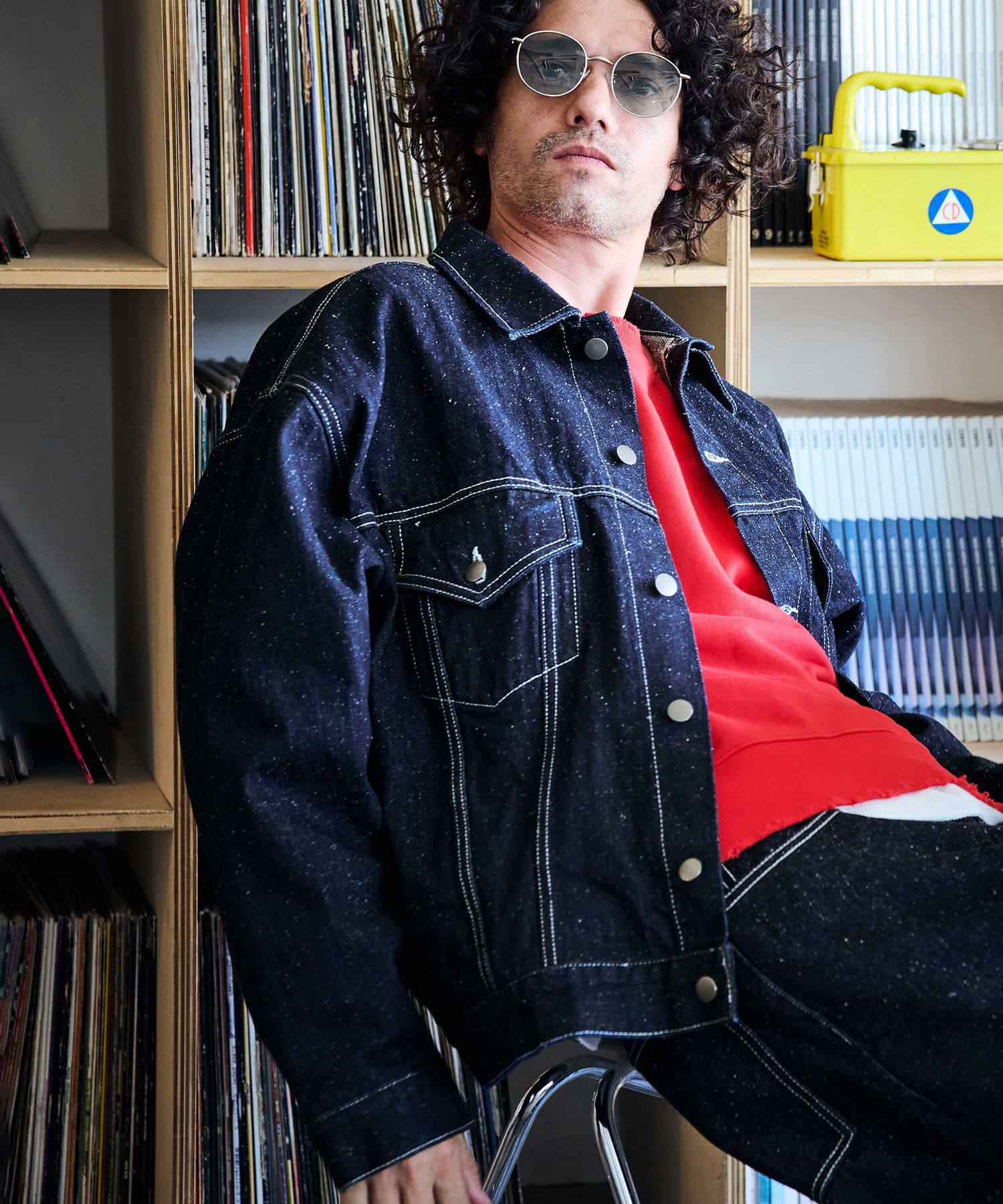 ADAM PATEK(アダムパテック)】thick selvedge nep denim jacket デニム