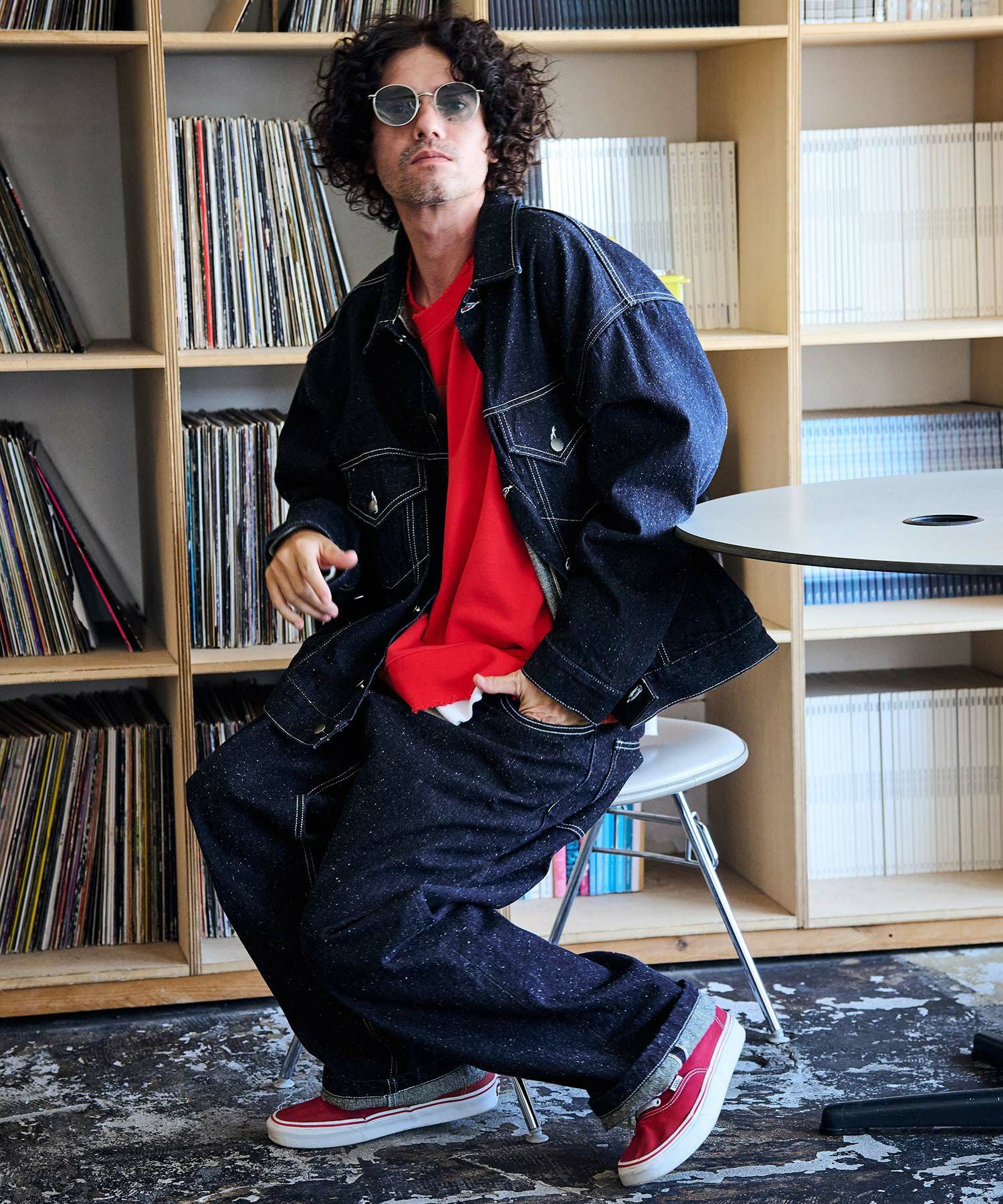 ADAM PATEK(アダムパテック)】thick selvedge nep denim jacket デニム ADAM PATEK(アダムパテック)】thick selvedge nep denim jacket デニム