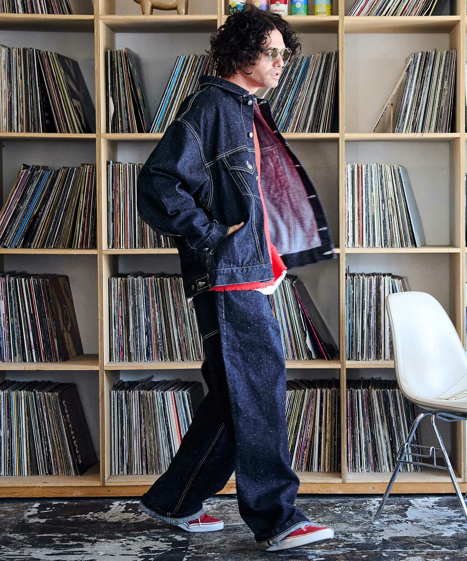 ADAM PATEK(アダムパテック)】thick selvedge nep denim jacket デニム ADAM PATEK(アダムパテック)】thick selvedge nep denim jacket デニム