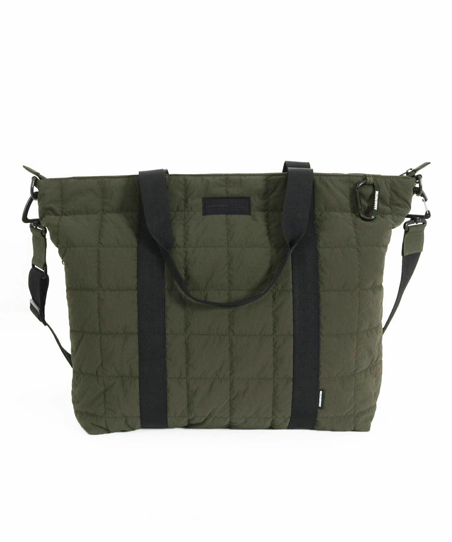 ADAM PATEK(アダムパテック)】square quilt shoulder tote bag ビッグ